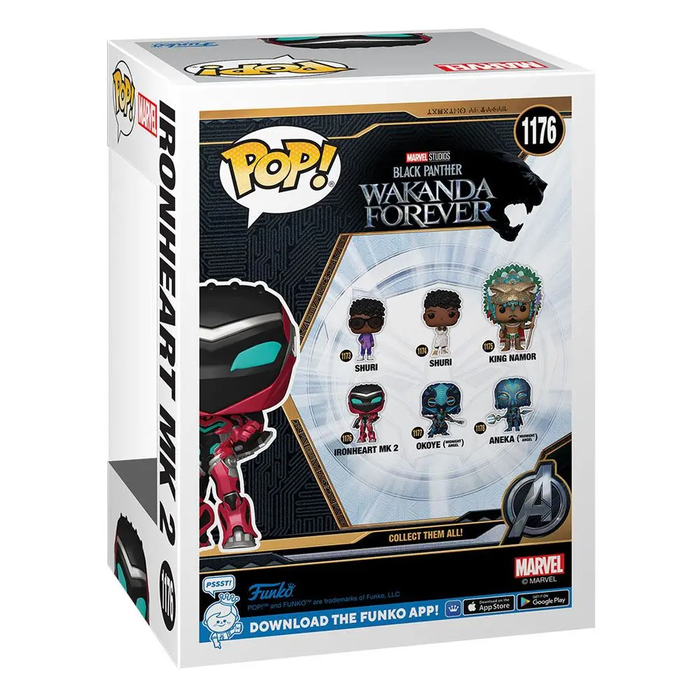 Czarna Pantera: Wakanda w moim sercu POP! Figurka winylowa Marvel Ironheart MK 2 9 cm zdjęcie produktu