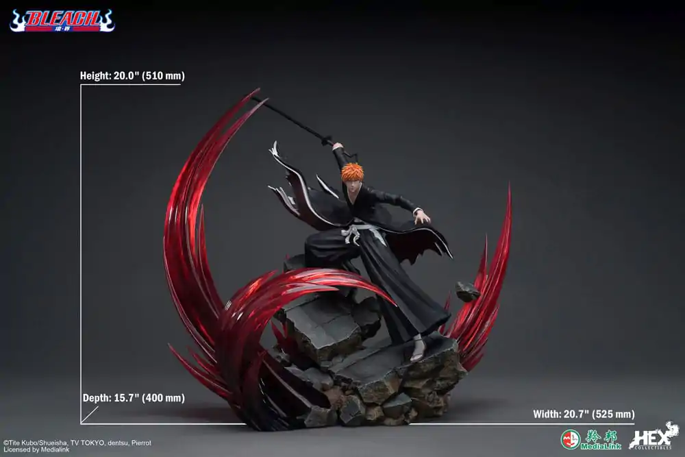 Bleach Elite Dynamic Statua 1/6 Ichigo Kurosaki 51 cm zdjęcie produktu