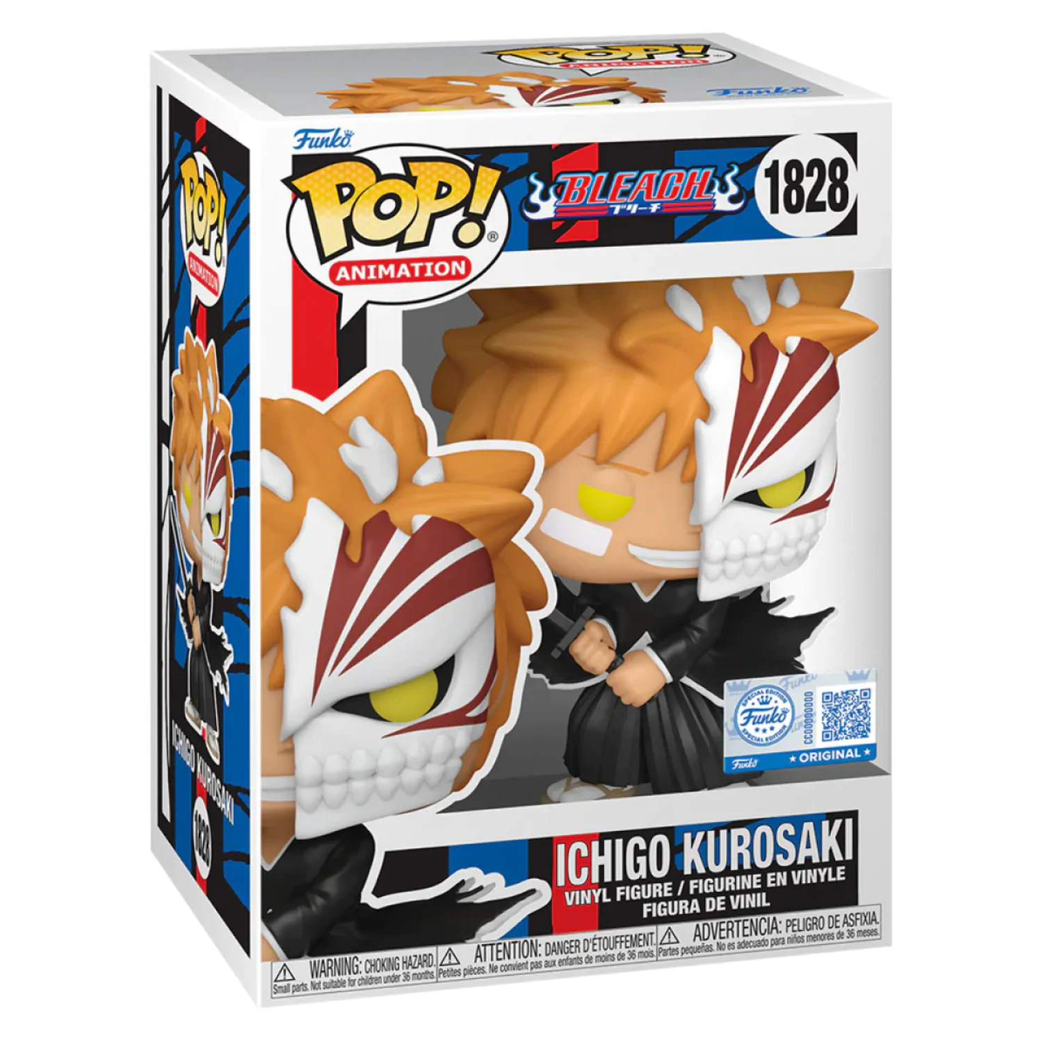 Bleach Funko POP! Animation Figurka winylowa Ichigo with Half Mask Exclusive 9 cm zdjęcie produktu