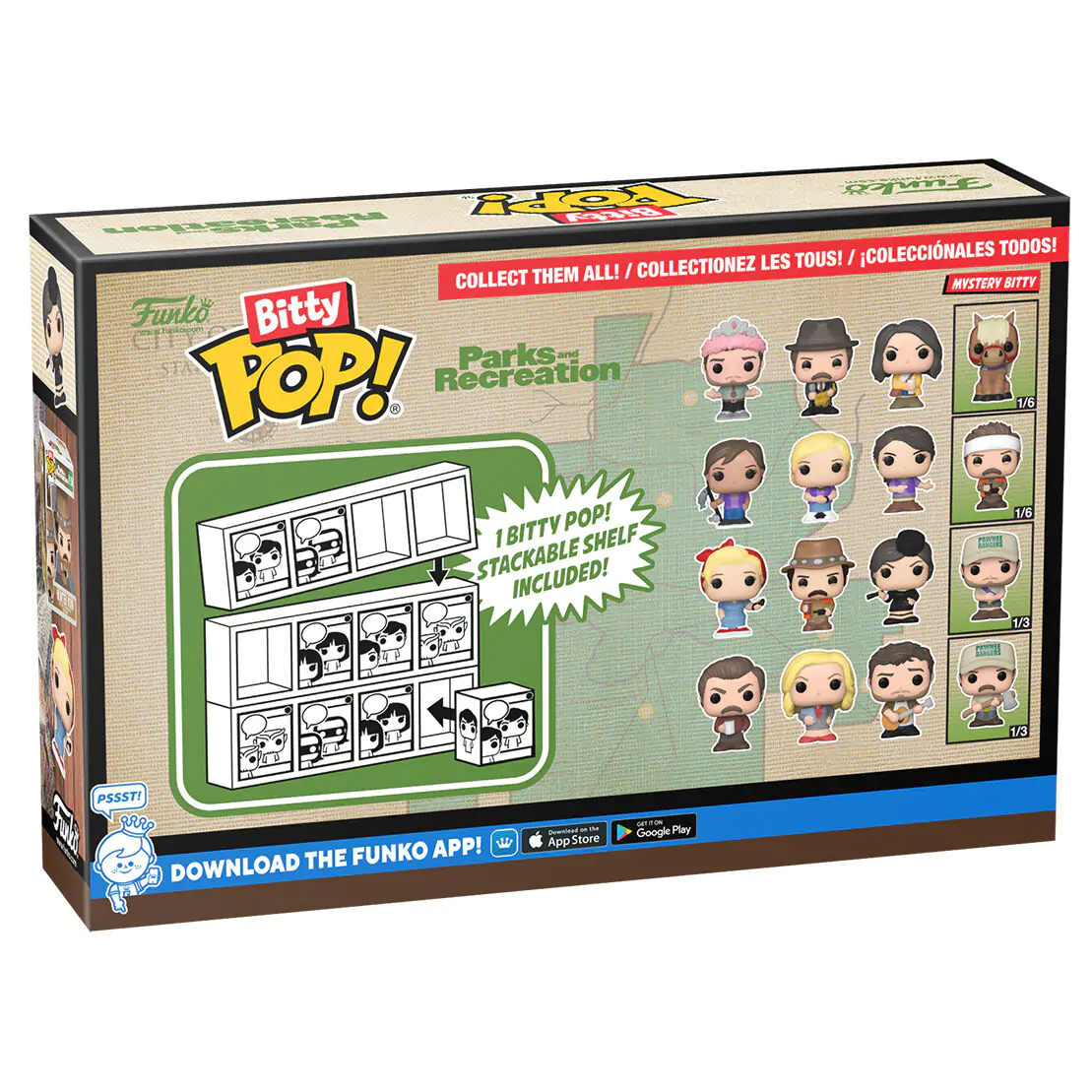 Blister 4 figurki Bitty Funko POP Park and Recreation Andy zdjęcie produktu
