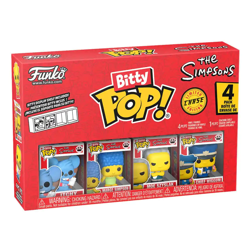 Bitty Funko POP The Simpsons Figurka winylowa 4-pak Itchy zdjęcie produktu