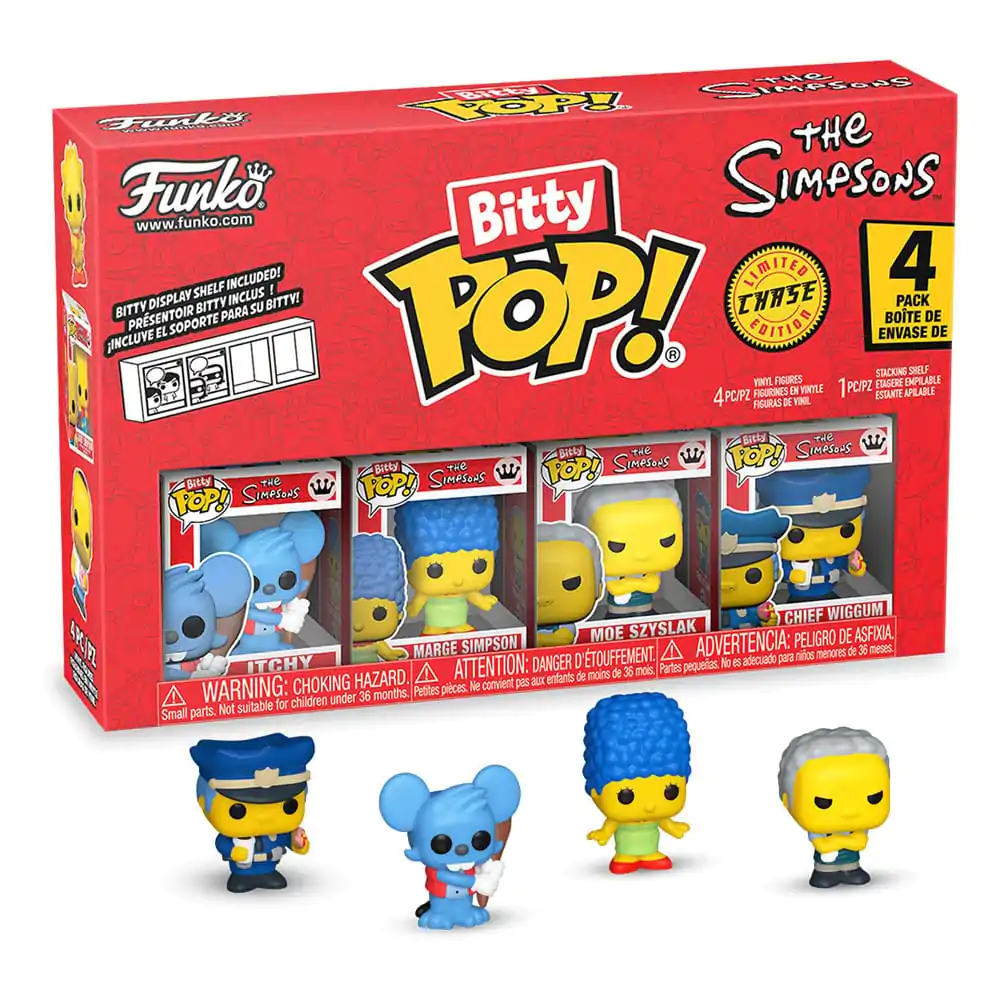 Bitty Funko POP The Simpsons Figurka winylowa 4-pak Itchy zdjęcie produktu