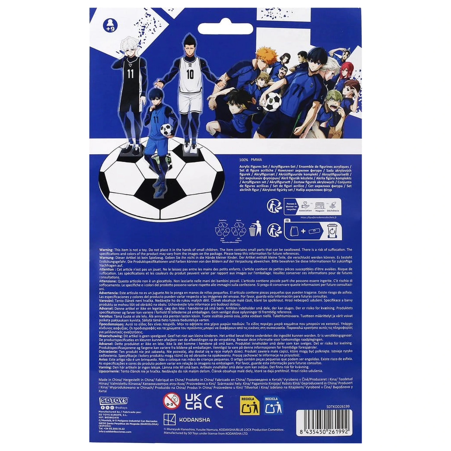 Blue Lock Akrylowe Figurki Zestaw 15 cm zdjęcie produktu
