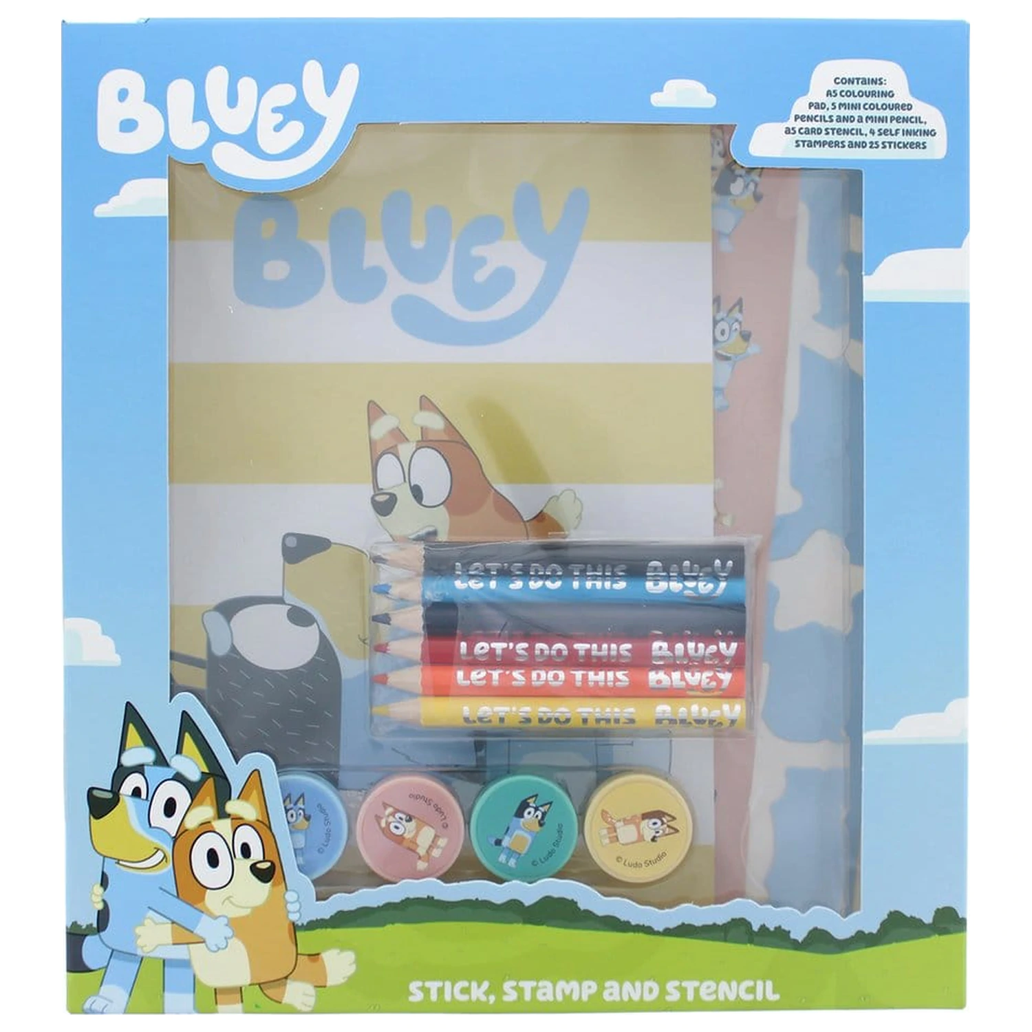 Bluey 14-częściowy kreatywny zestaw do kolorowania zdjęcie produktu