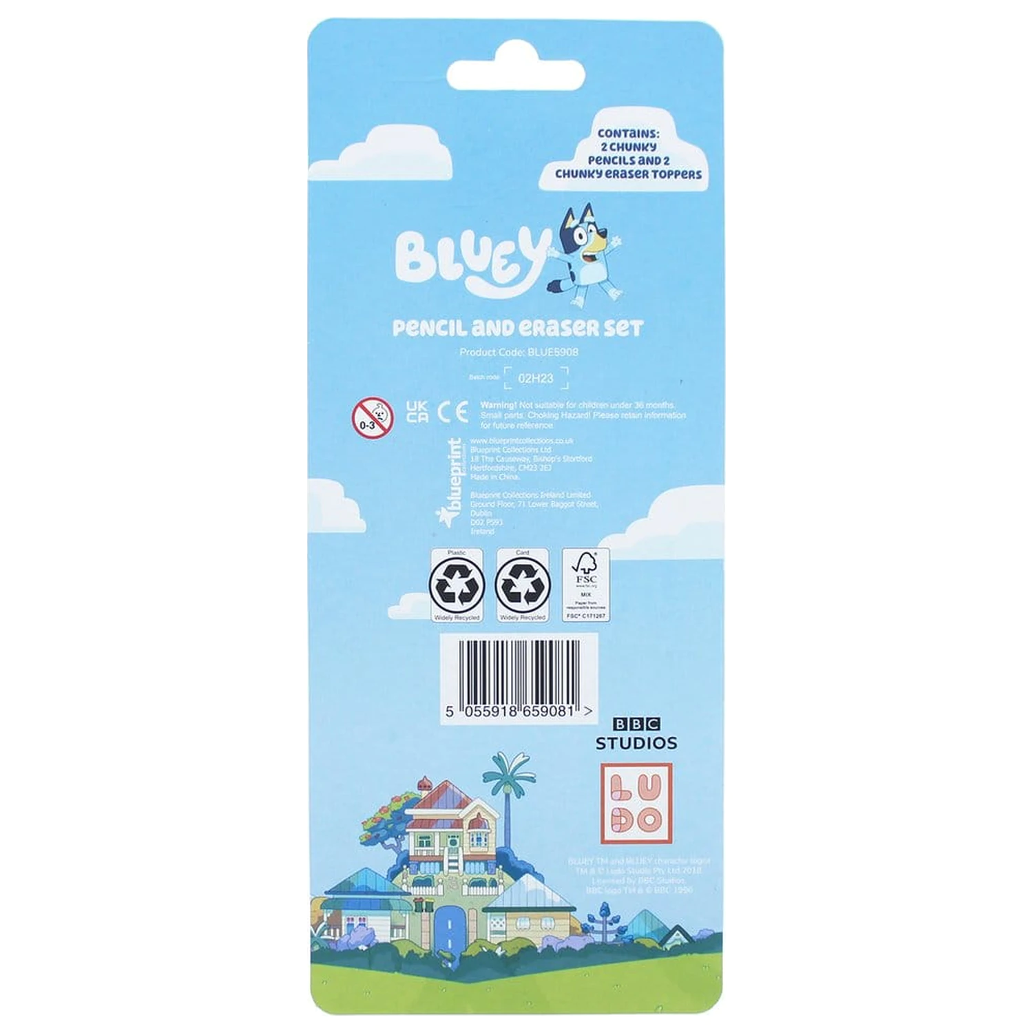 Bluey 4-częściowy zestaw artykułów papierniczych zdjęcie produktu