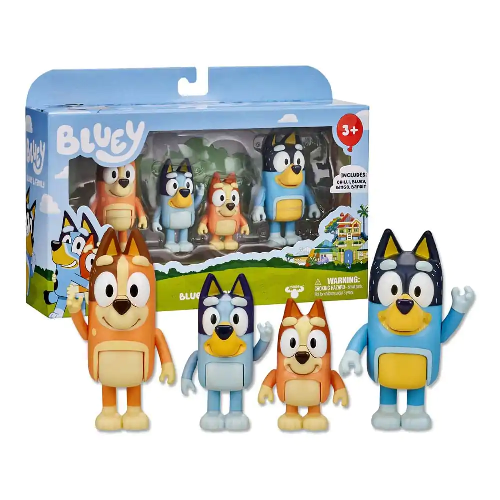 Bluey Figurki Akcji 4-Pak zdjęcie produktu