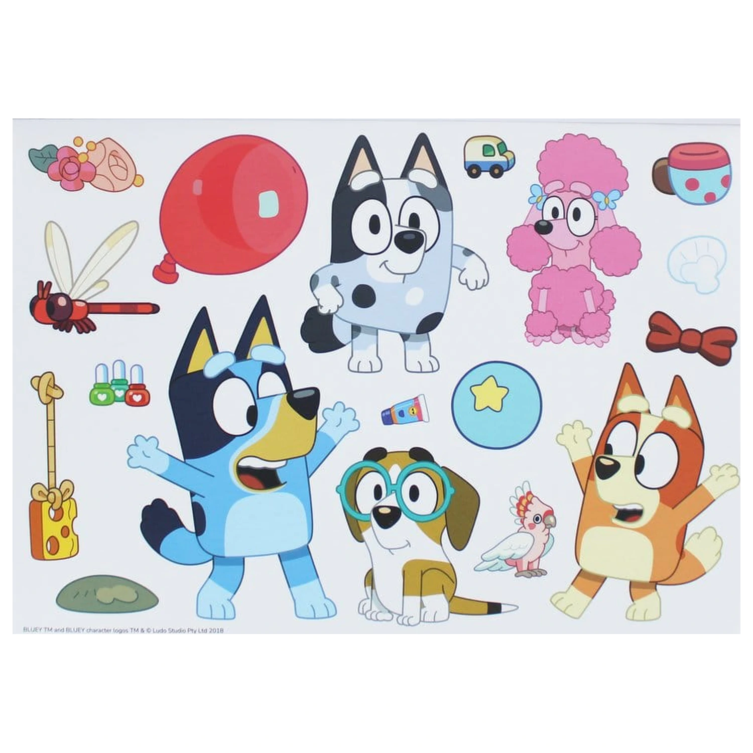 Bluey Kolorowanka A4 i Zestaw Naklejek zdjęcie produktu