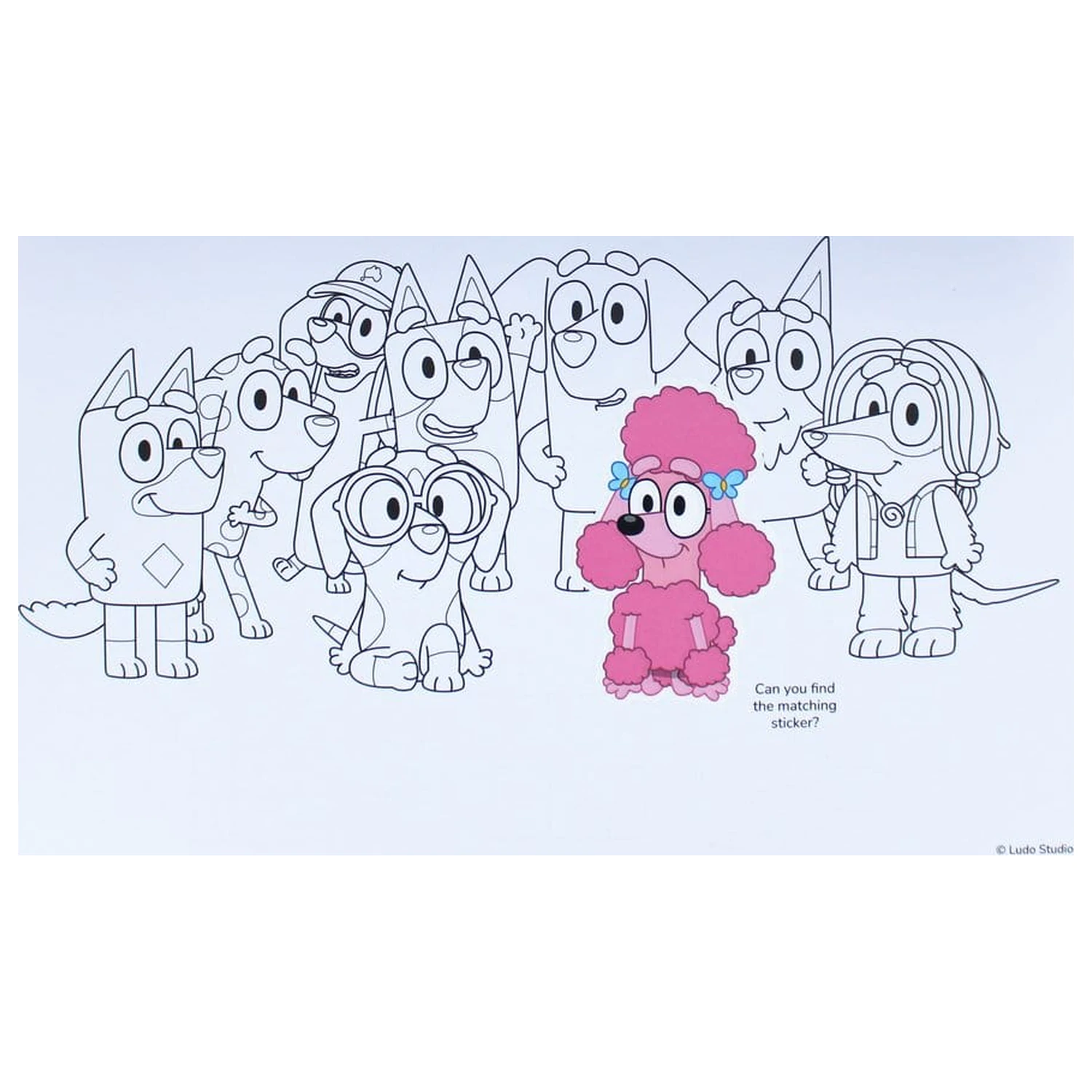 Bluey Kolorowanka A4 i Zestaw Naklejek zdjęcie produktu