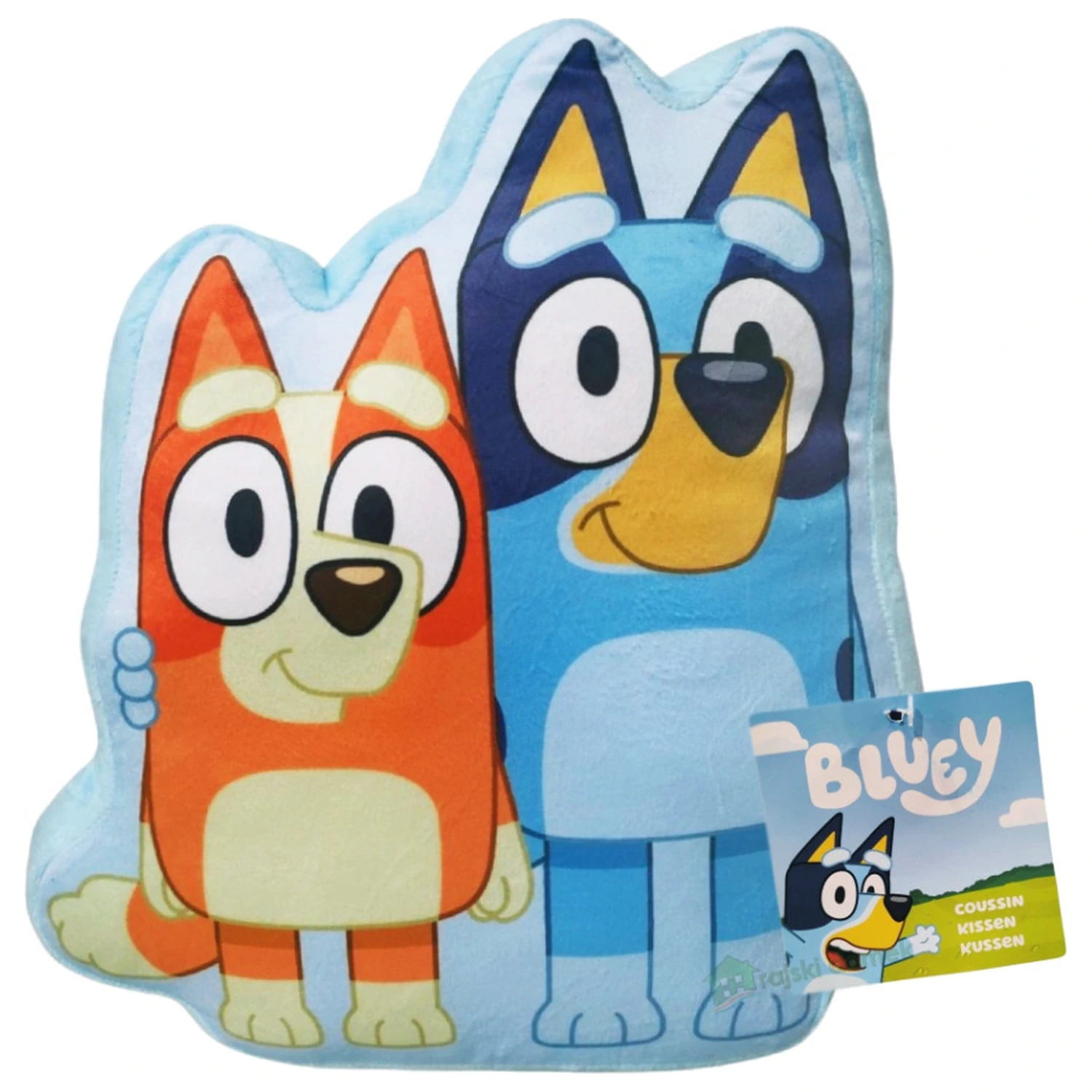 Bluey Best Pals Poduszka profilowana, poduszka dekoracyjna 34x28 cm zdjęcie produktu