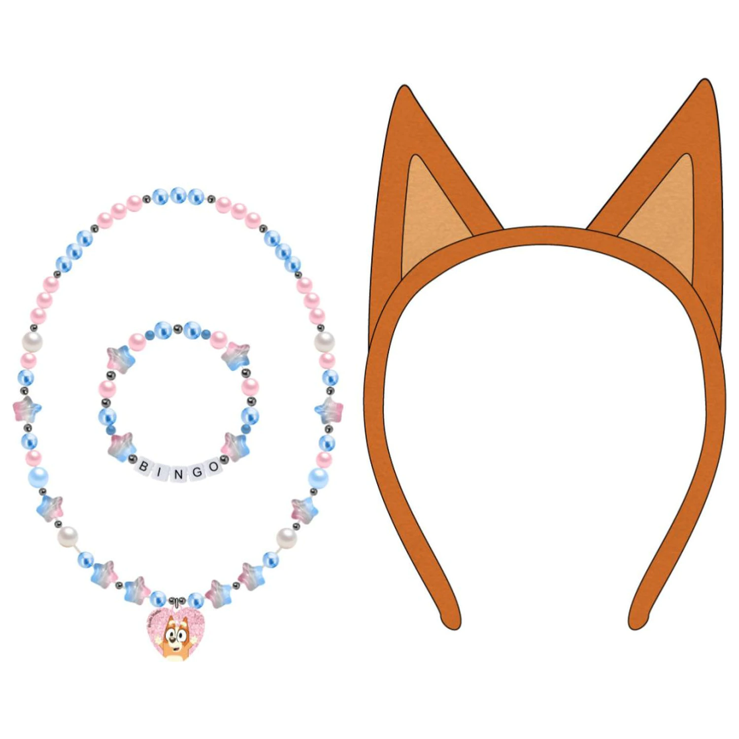 Bluey Bingo Biżuteria i zestaw opasek na głowę zdjęcie produktu