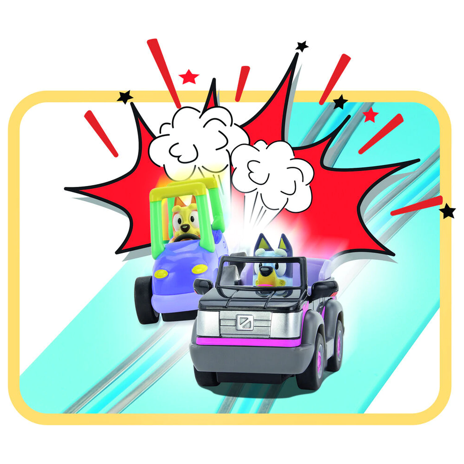 Bluey - Bluey & Bingo Tor wyścigowy Let's Racing zdjęcie produktu