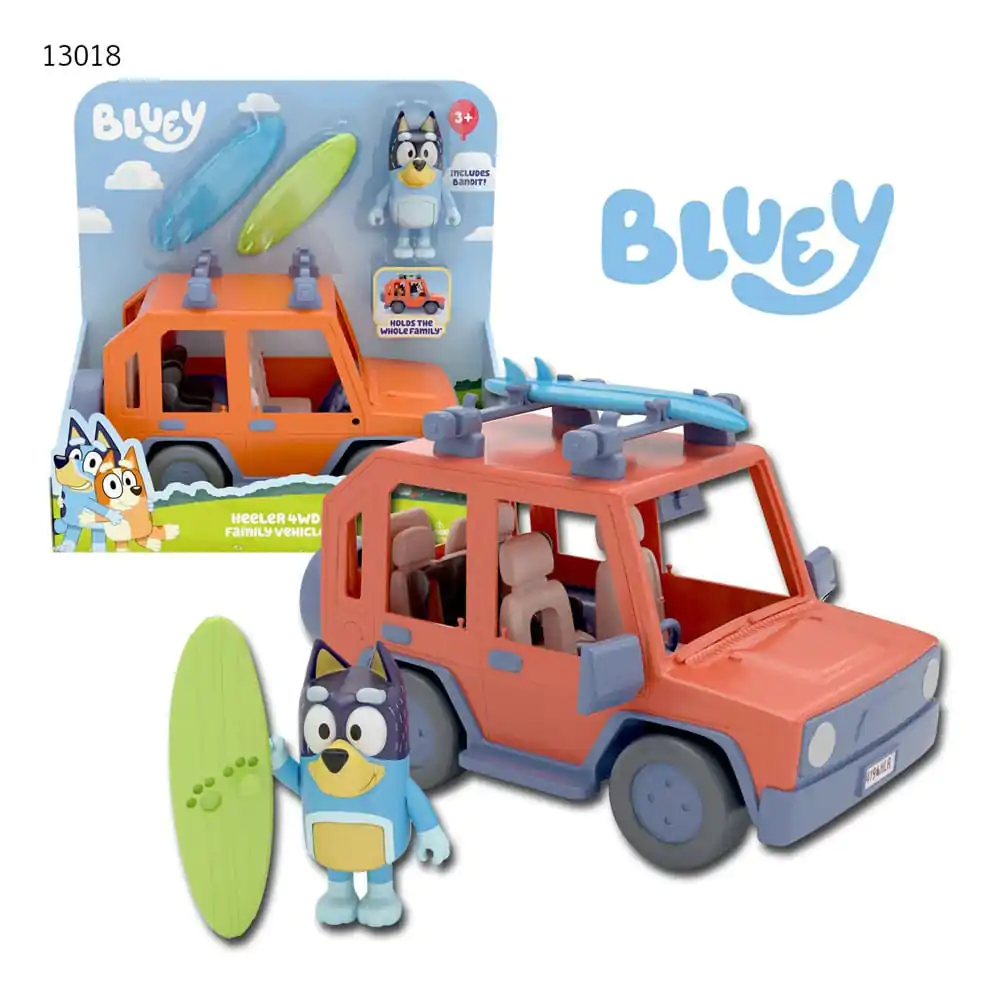 Figurka Akcji Bluey z Pojazdem Bluey Family Cruiser zdjęcie produktu