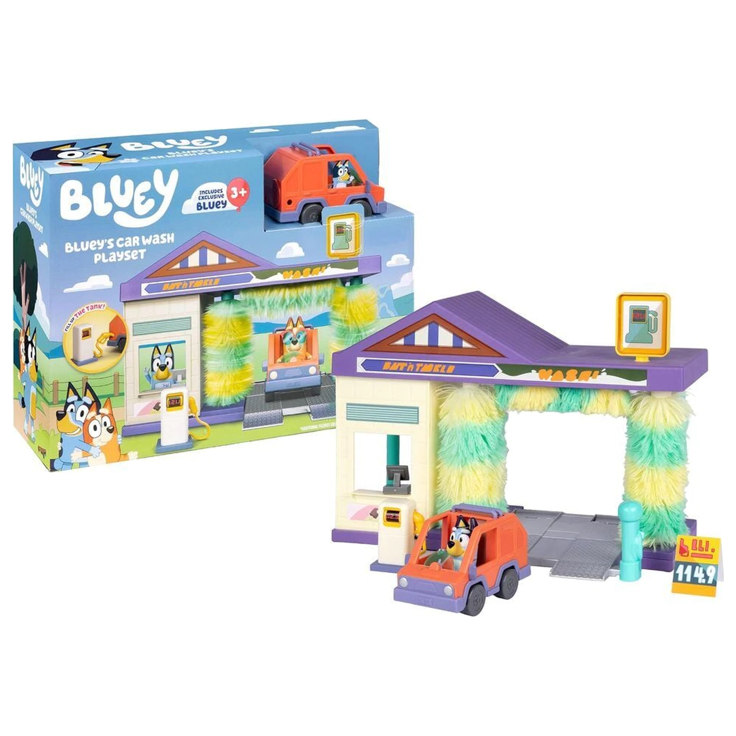 Bluey Zestaw do zabawy myjnia samochodowa zdjęcie produktu