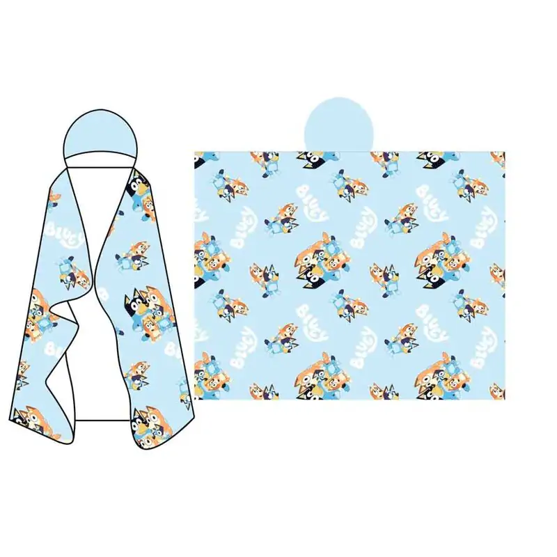 Koc z kapturem Bluey Coral 120x150cm zdjęcie produktu