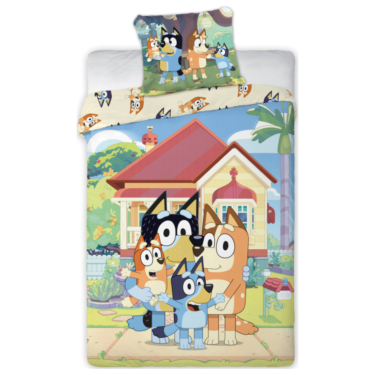 Bluey Family Home poszwa na kołdrę zdjęcie produktu