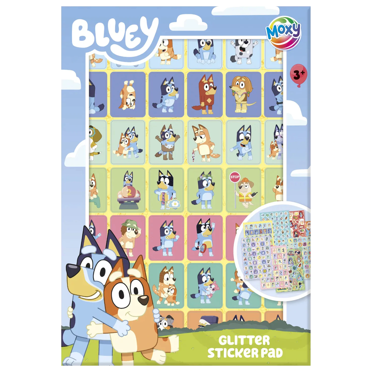 Bluey Friends Zestaw Naklejek 8 Arkuszy zdjęcie produktu