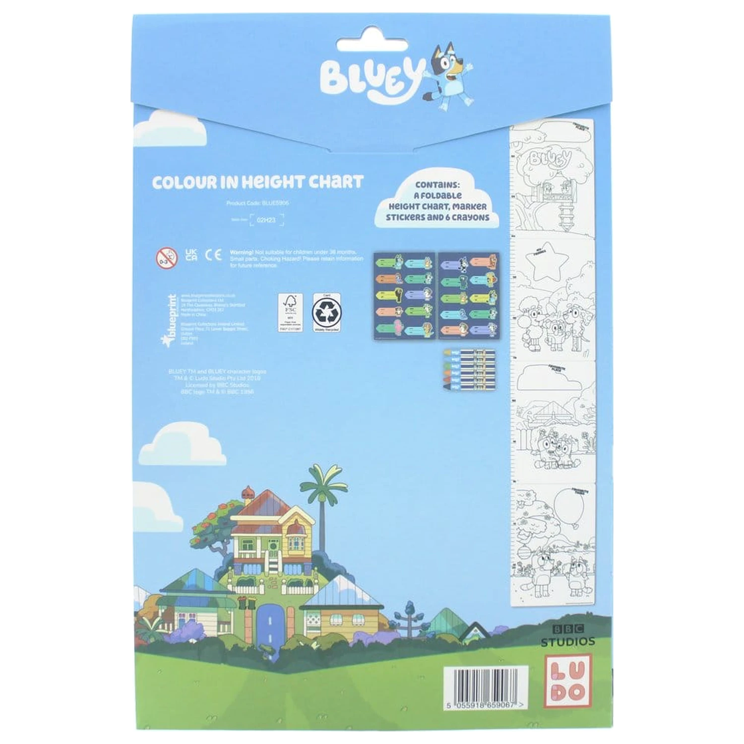 Bluey Growth Chart zdjęcie produktu