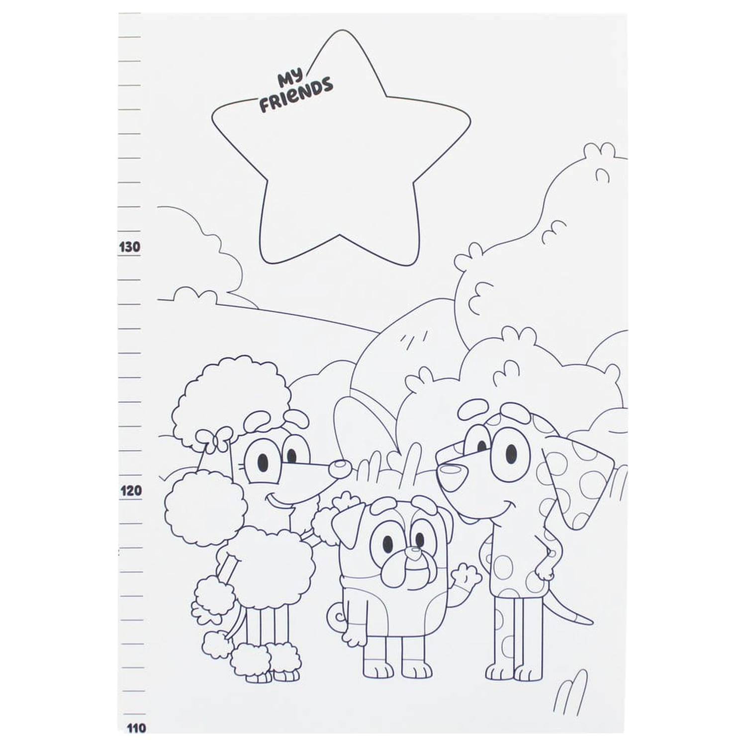 Bluey Growth Chart zdjęcie produktu