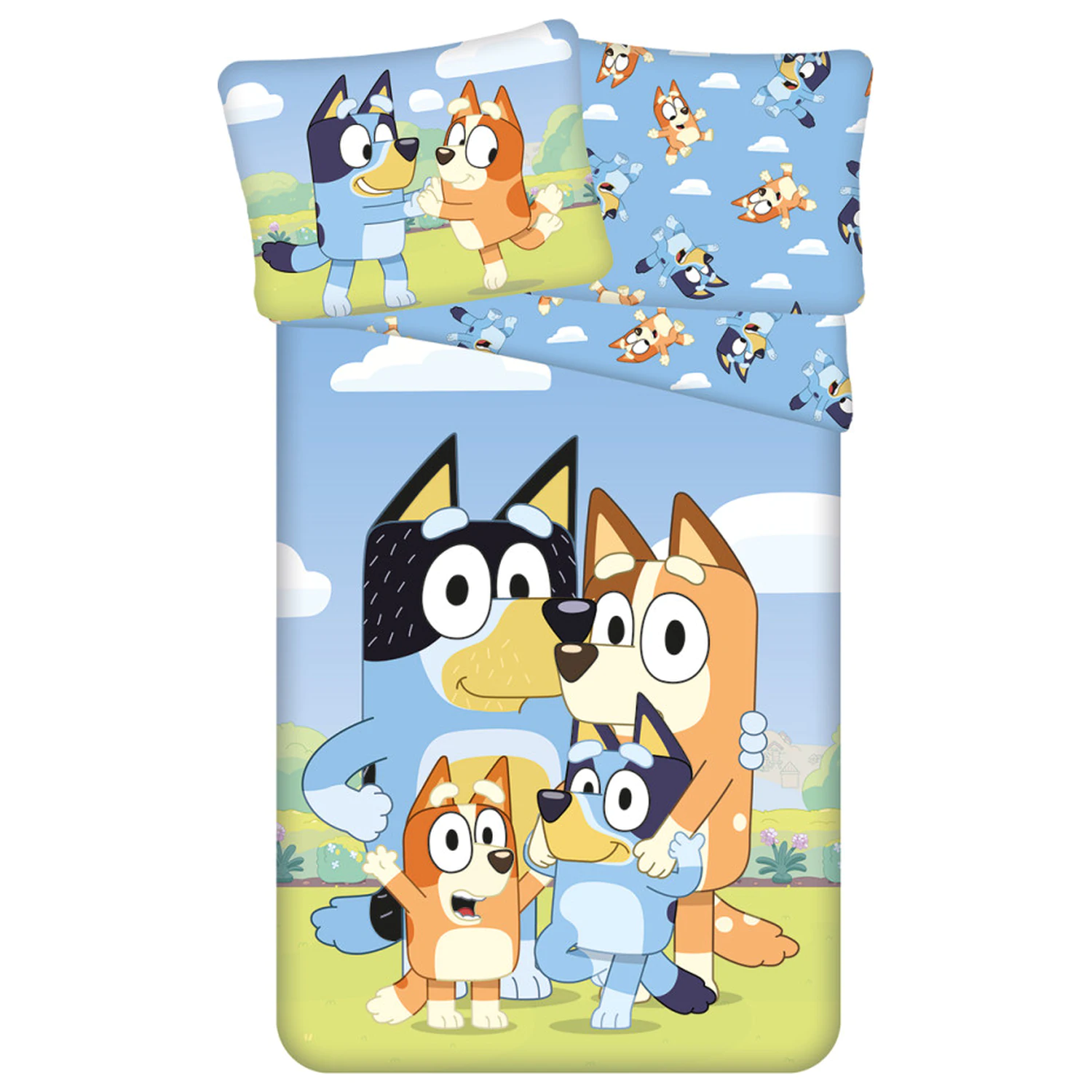 Bluey Happy Family Poszewka na kołdrę zdjęcie produktu
