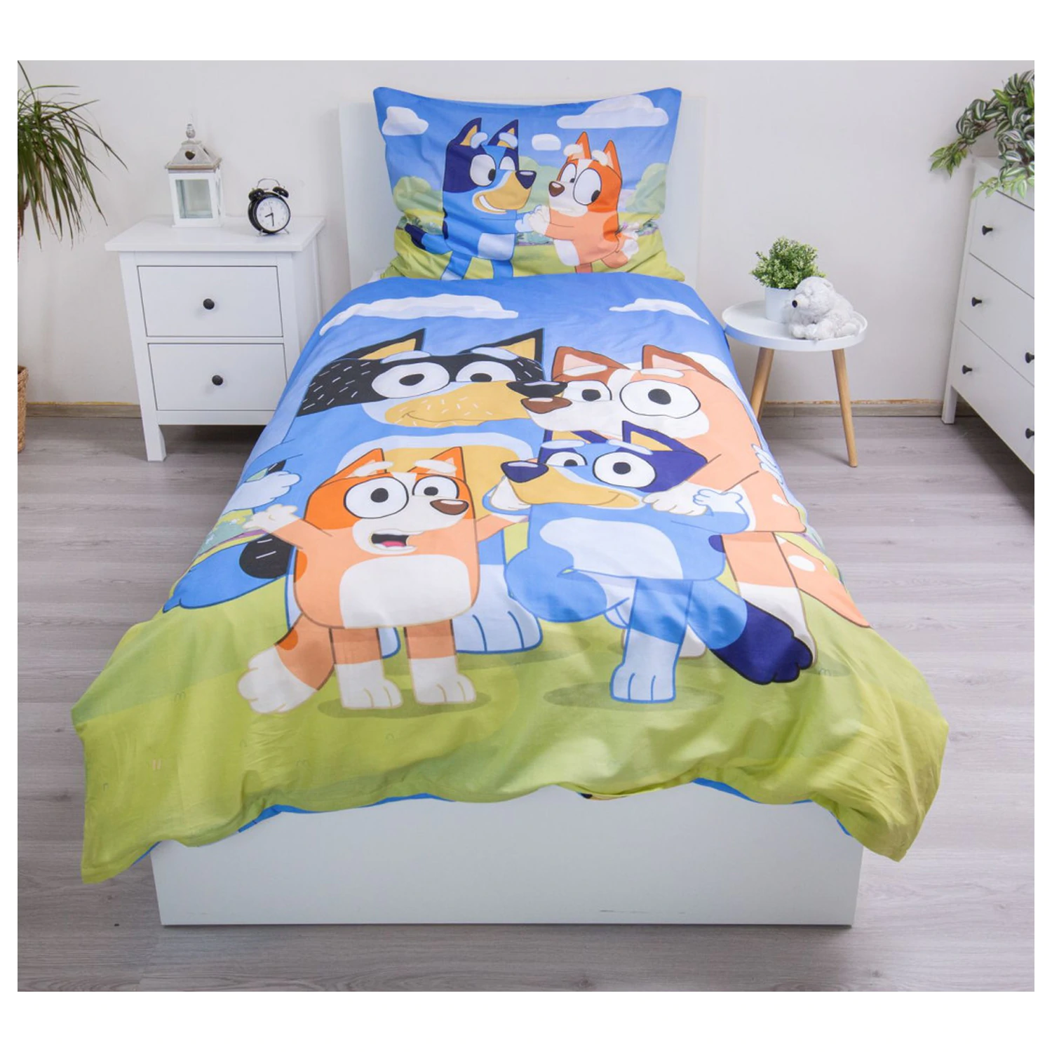 Bluey Happy Family Poszewka na kołdrę zdjęcie produktu