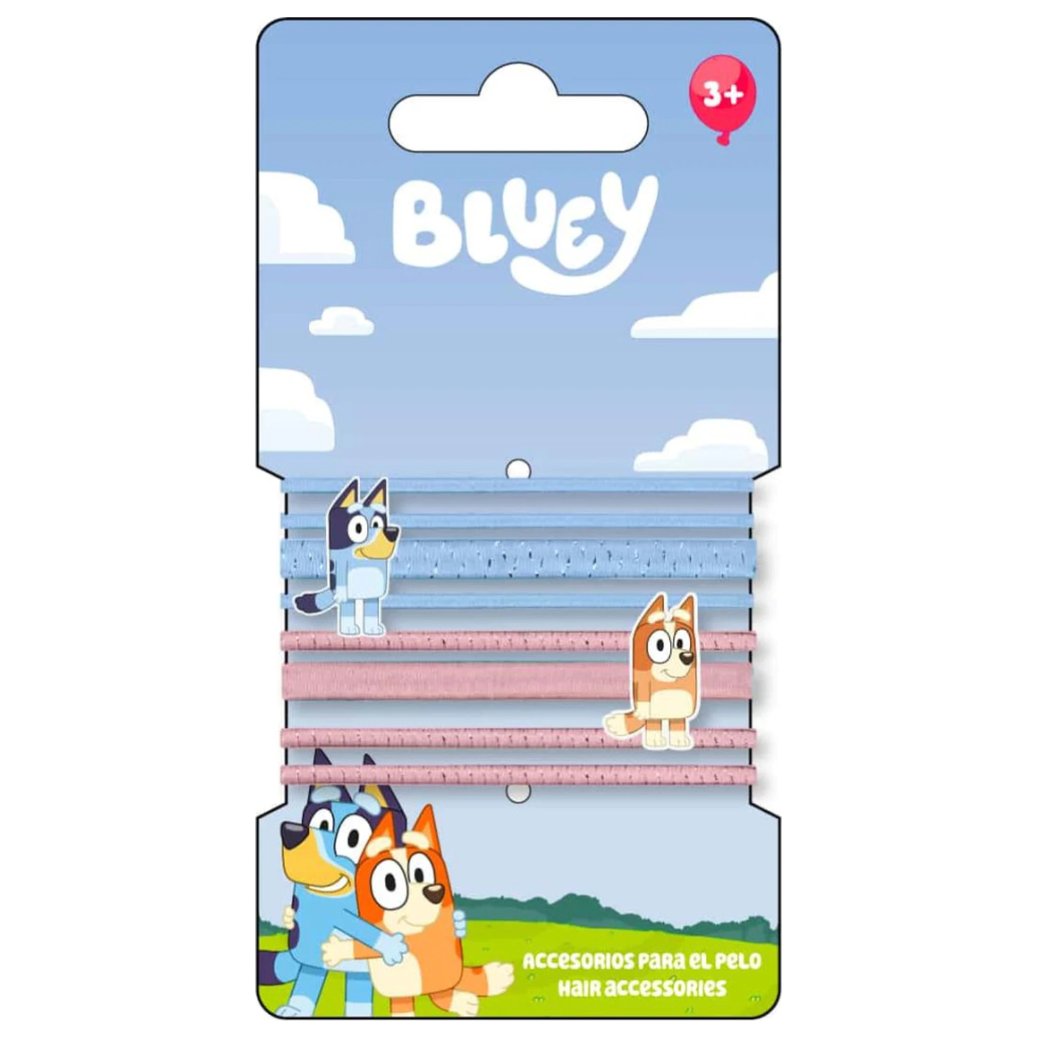 Bluey Happy Vibes Zestaw gumek do włosów 8 sztuk zdjęcie produktu