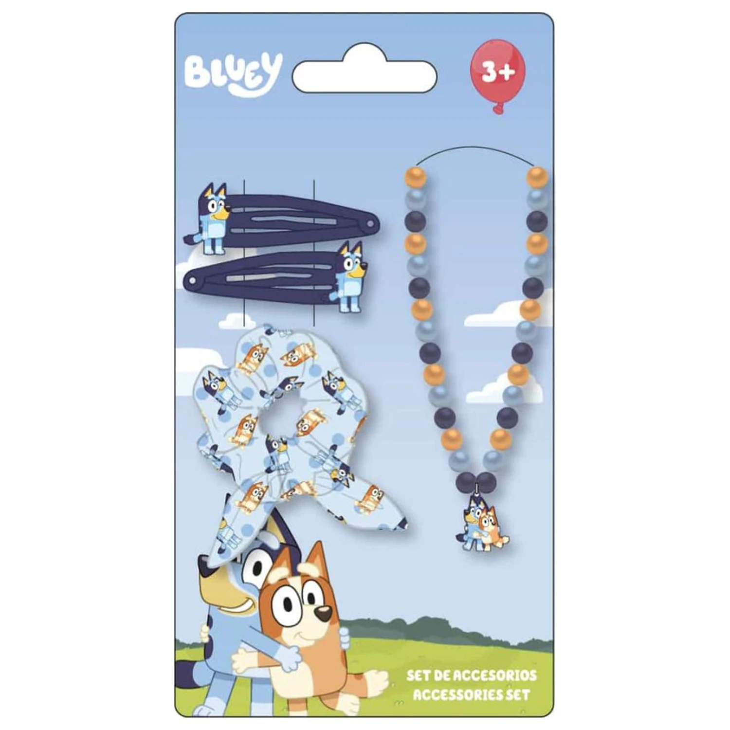 Bluey Happy Vibes Naszyjnik i Zestaw Akcesoriów do Włosów zdjęcie produktu