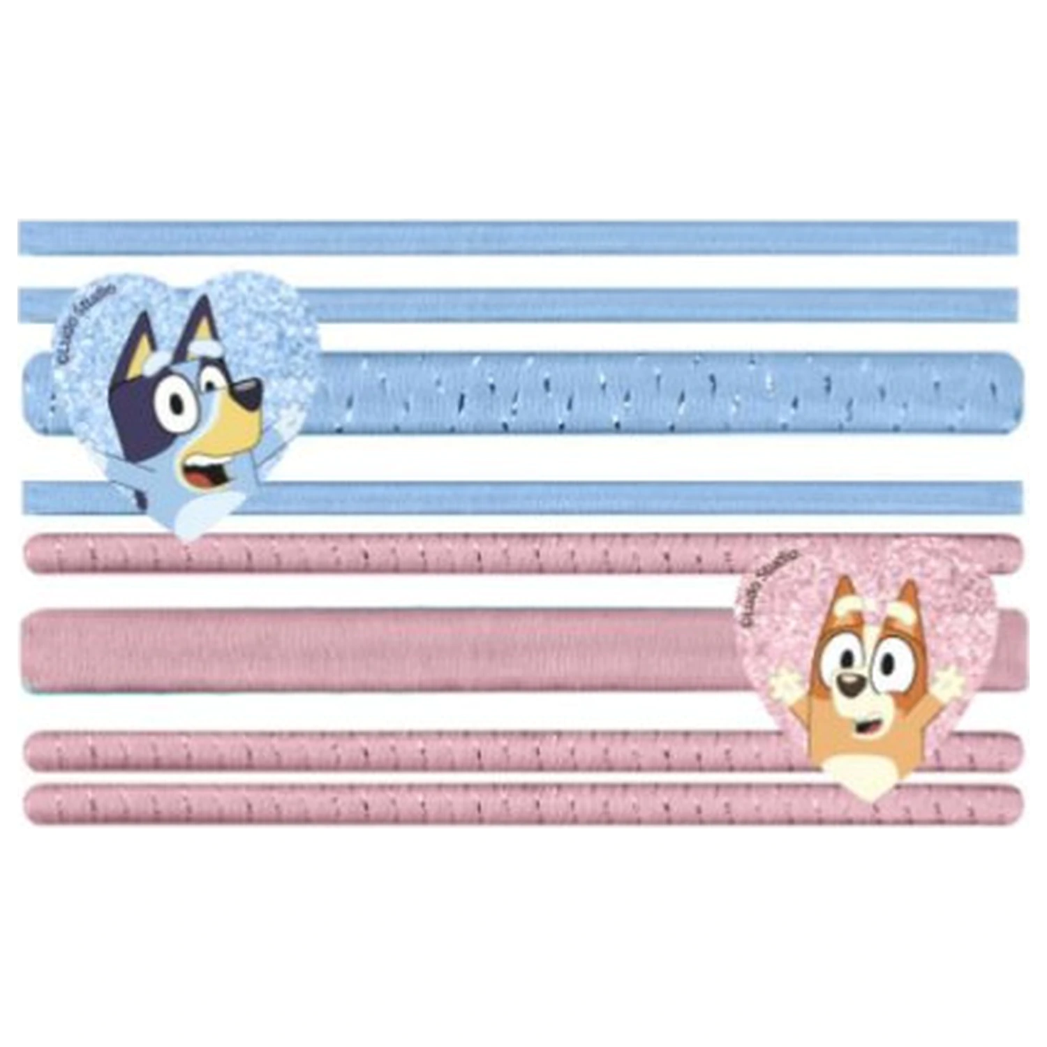 Bluey Heart Zestaw gumek do włosów 8 szt. zdjęcie produktu