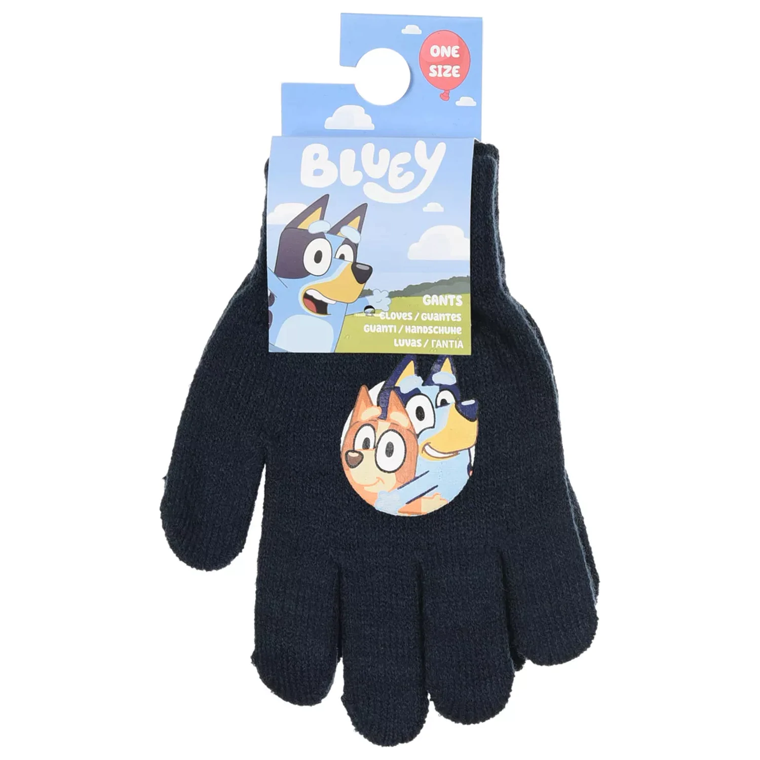 Bluey Hugs Ciemne Rękawiczki Dziecięce zdjęcie produktu