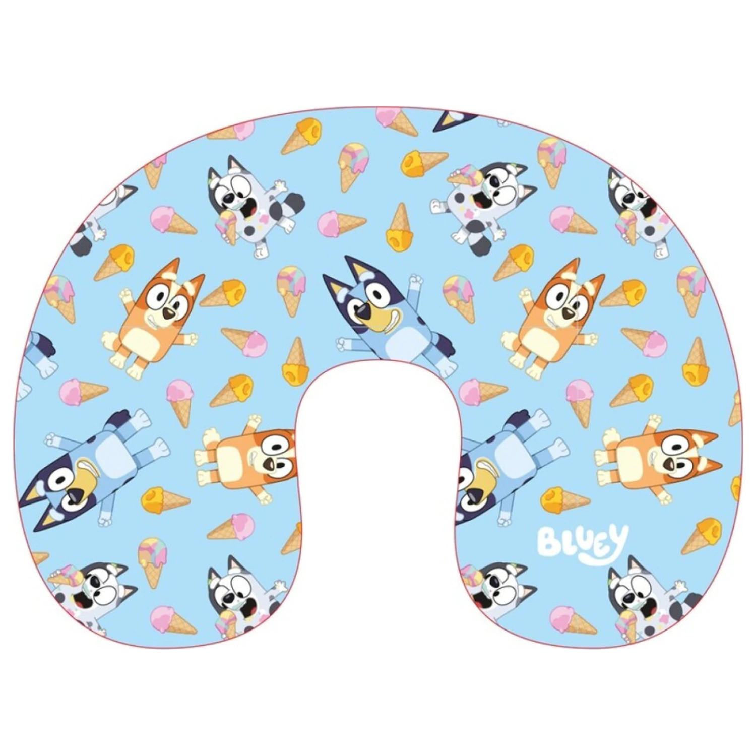 Bluey Ice Cream Travel Pillow, poduszka pod szyję zdjęcie produktu