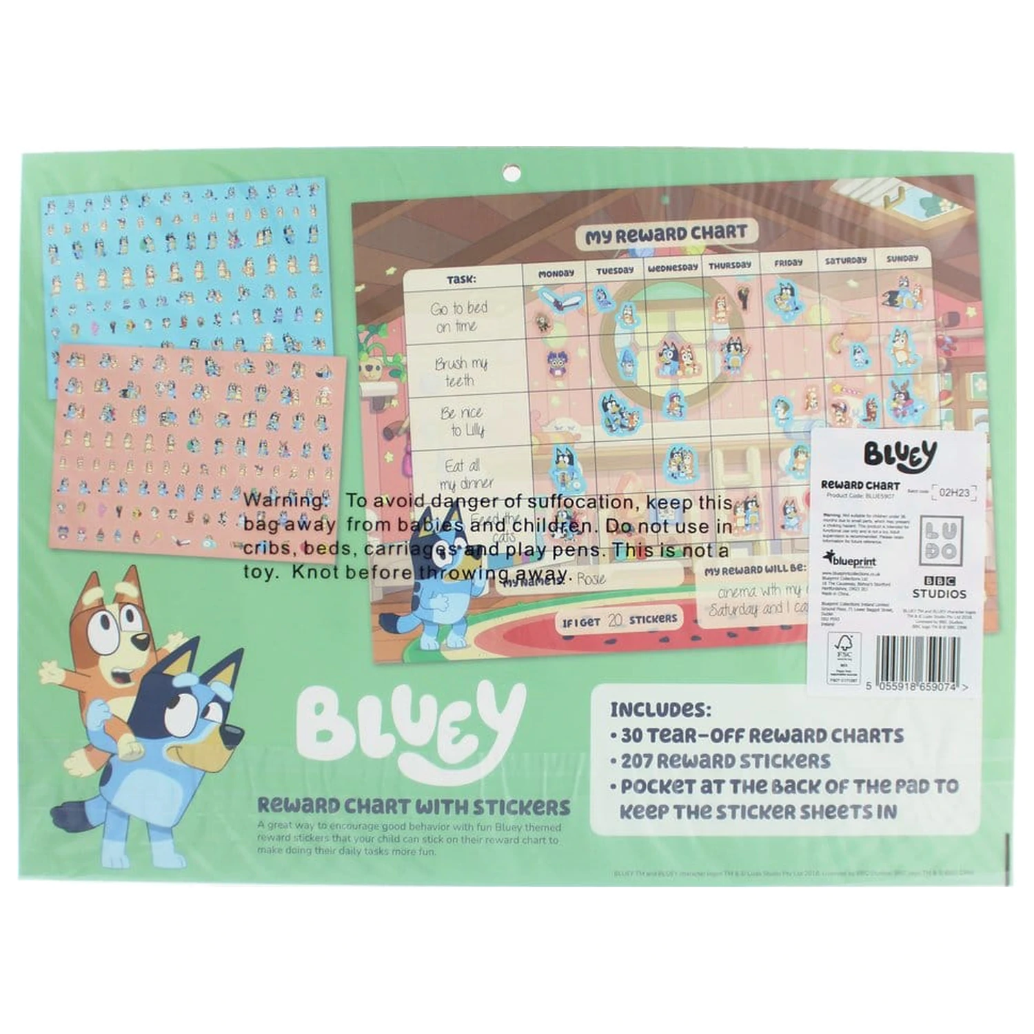 Bluey Zestaw Tabel Nagród zdjęcie produktu