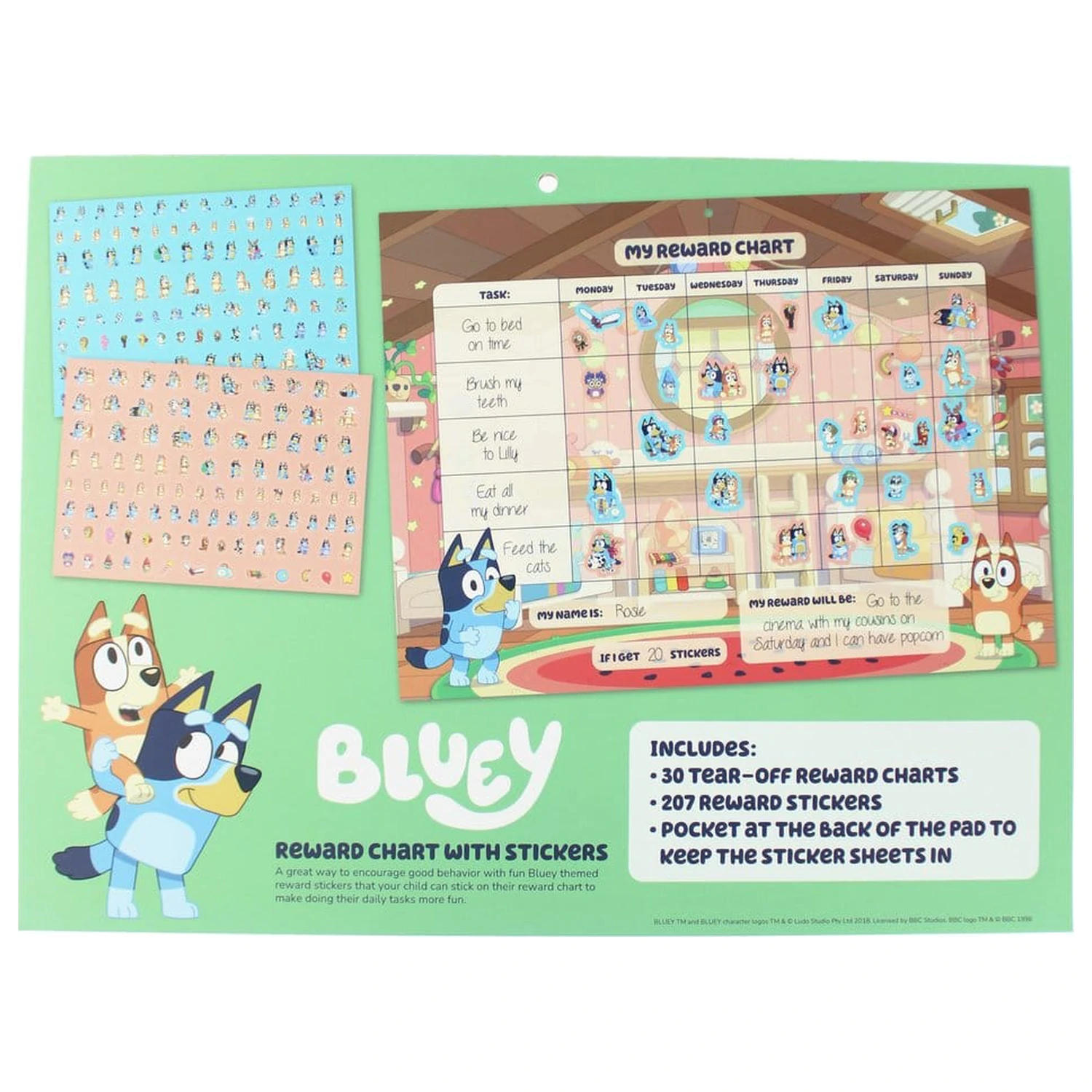 Bluey Zestaw Tabel Nagród zdjęcie produktu