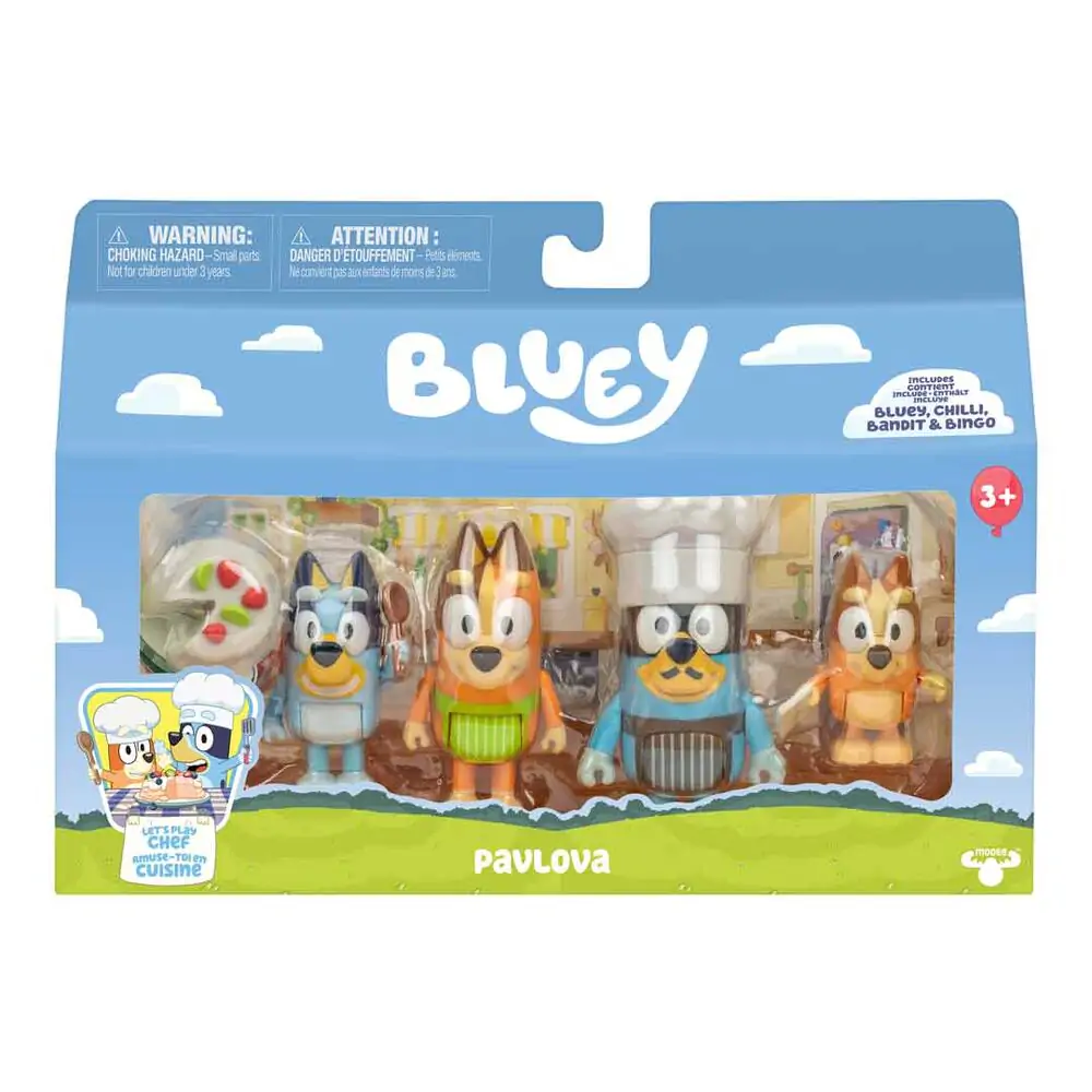 Bluey Zestaw Szefa Kuchni Lets Play 4 figurki zdjęcie produktu