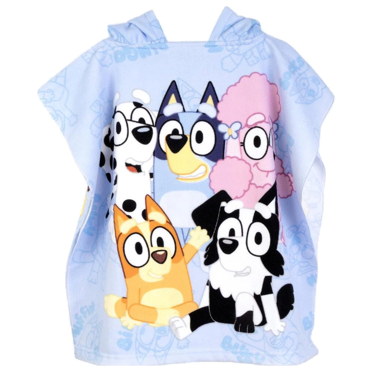 Poncho ręcznikowe z mikrofibry Bluey zdjęcie produktu