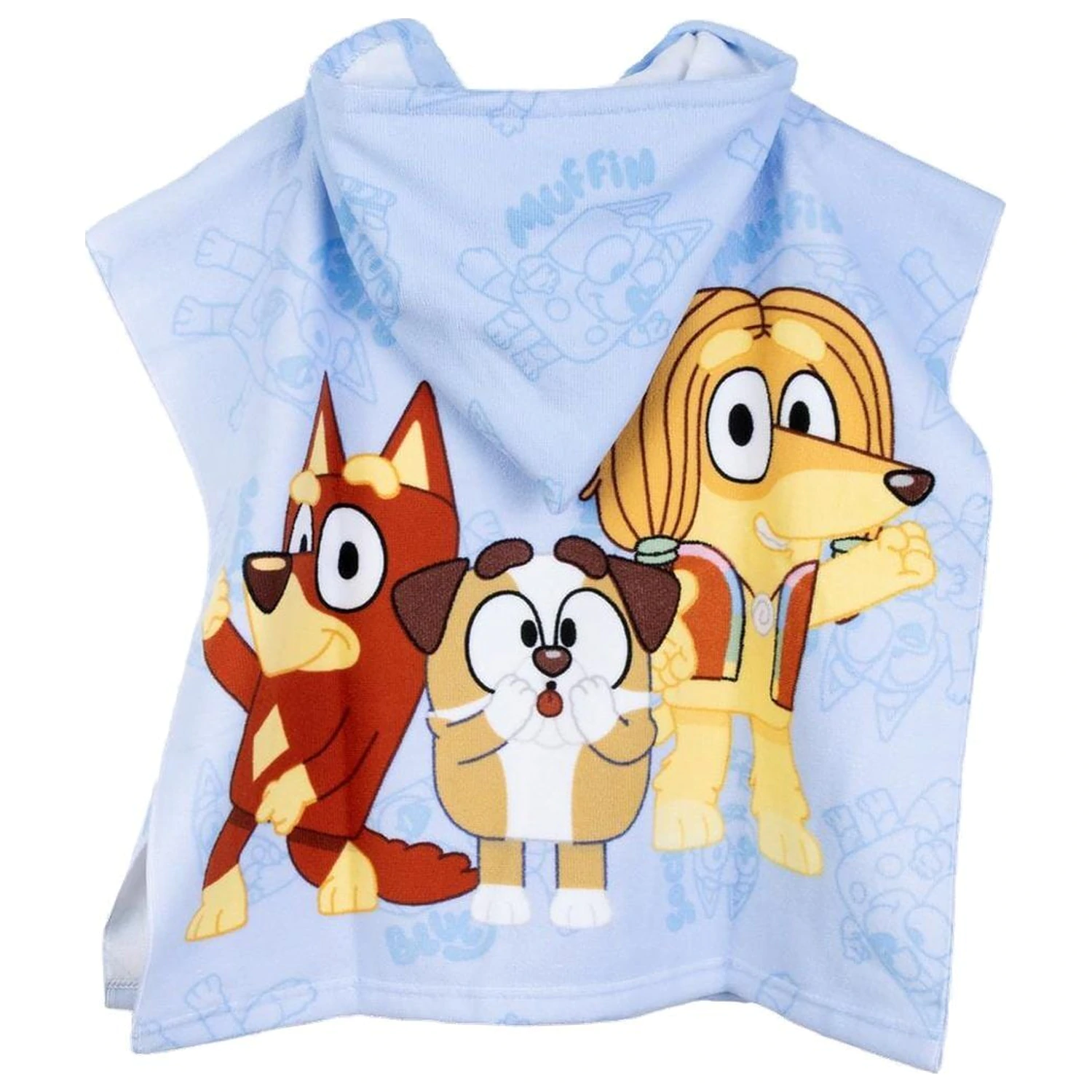 Poncho ręcznikowe z mikrofibry Bluey zdjęcie produktu