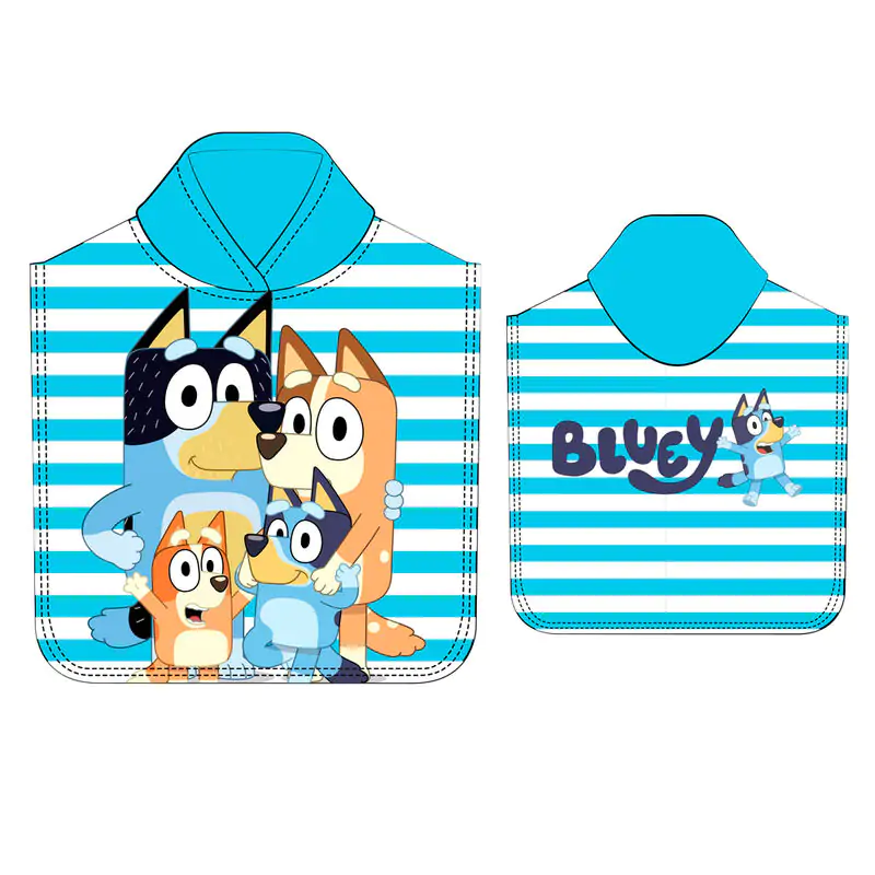 Bluey ręcznik poncho z mikrofibry zdjęcie produktu