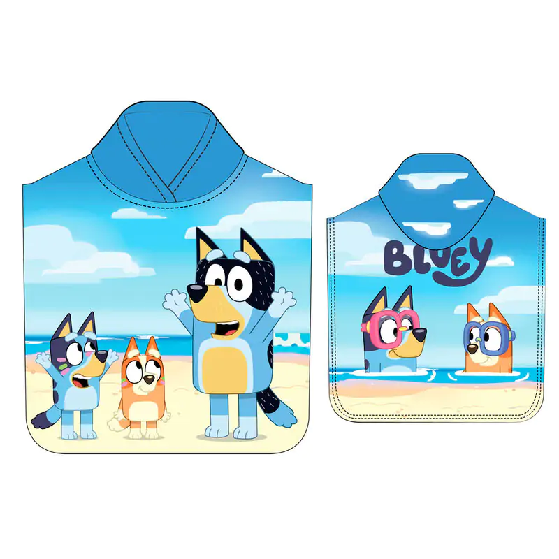 Bluey ręcznik poncho z mikrofibry zdjęcie produktu