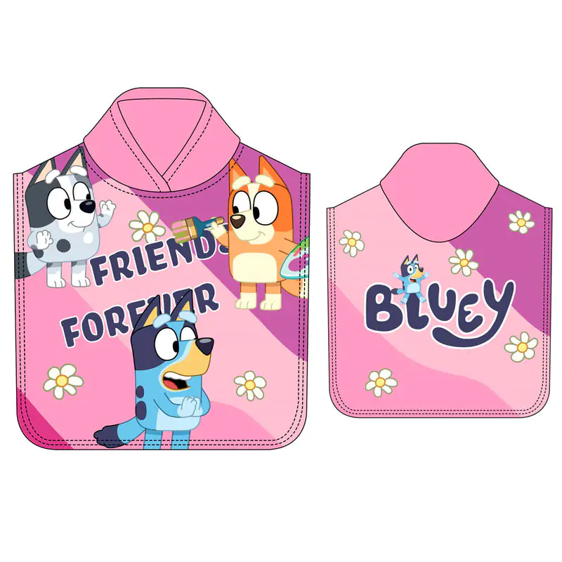 Bluey ręcznik poncho z mikrofibry zdjęcie produktu