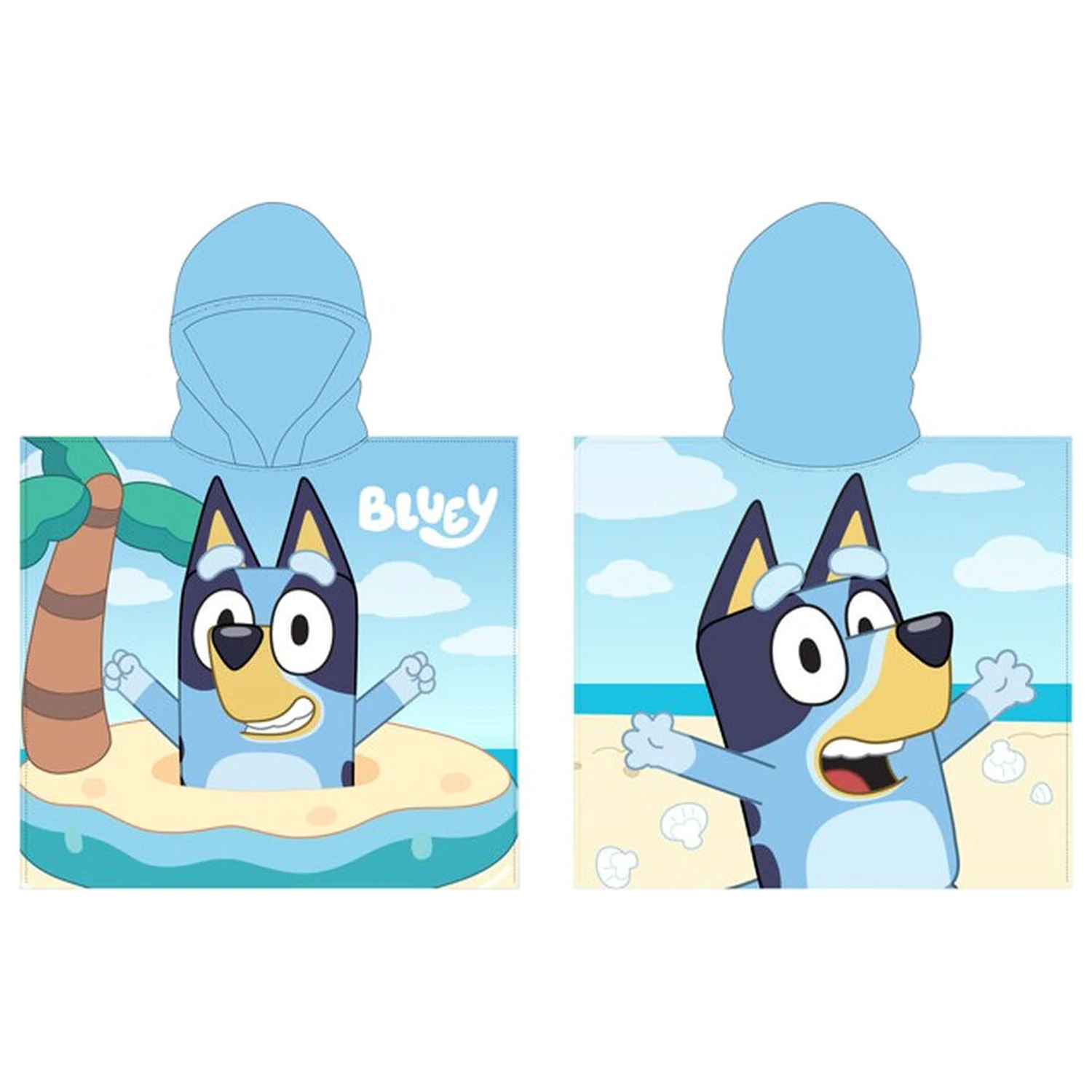 Bluey ręcznik ponczo z mikrofibry zdjęcie produktu