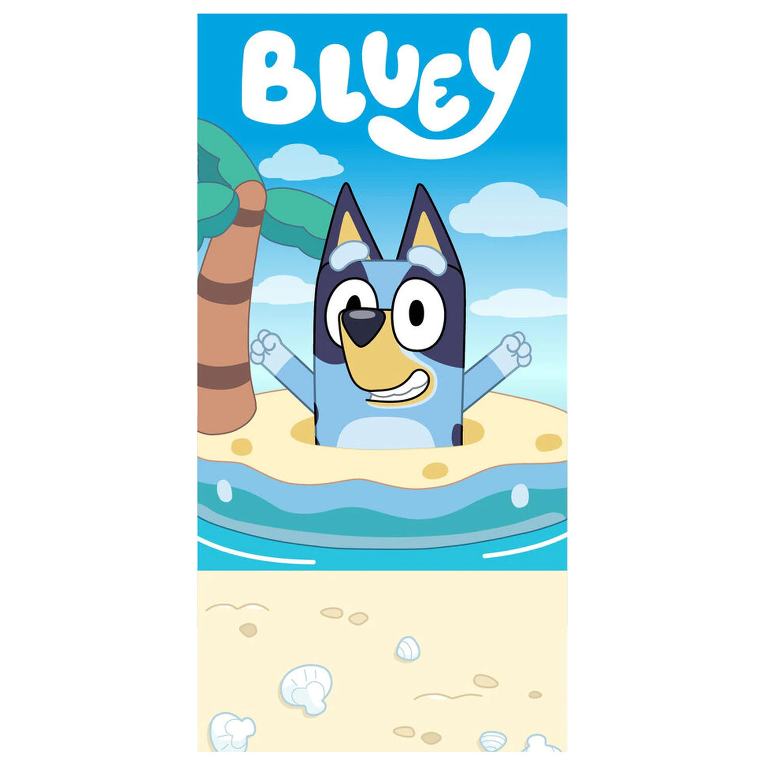 Bluey ręcznik plażowy z mikrofibry zdjęcie produktu
