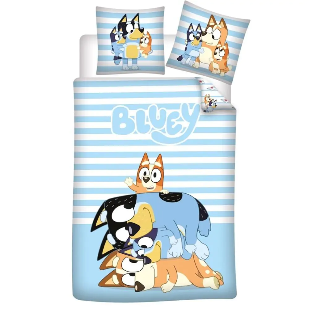 Bluey bawełniana poszwa na kołdrę łóżko 90 cm zdjęcie produktu