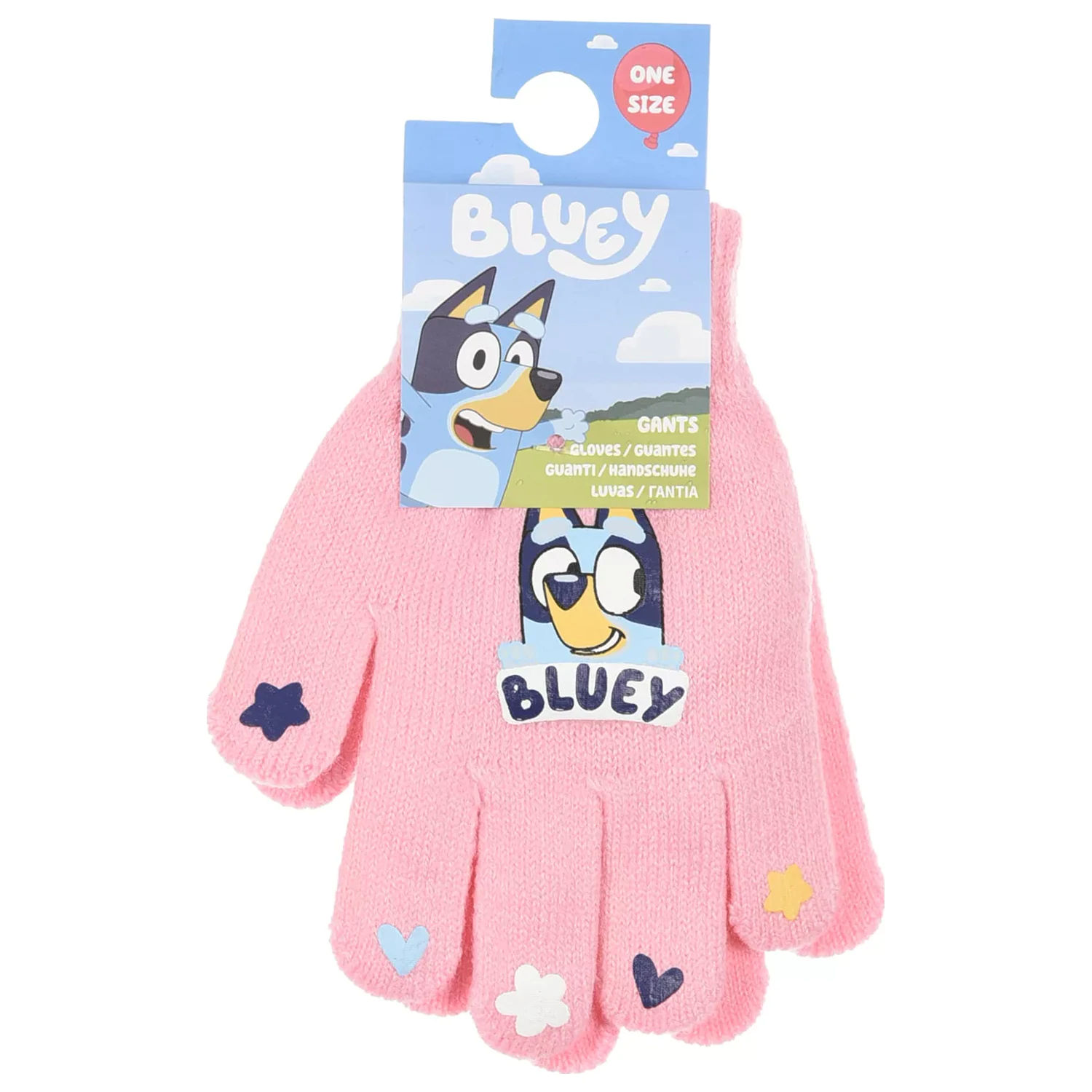 Rękawiczki dziecięce Bluey różowe zdjęcie produktu
