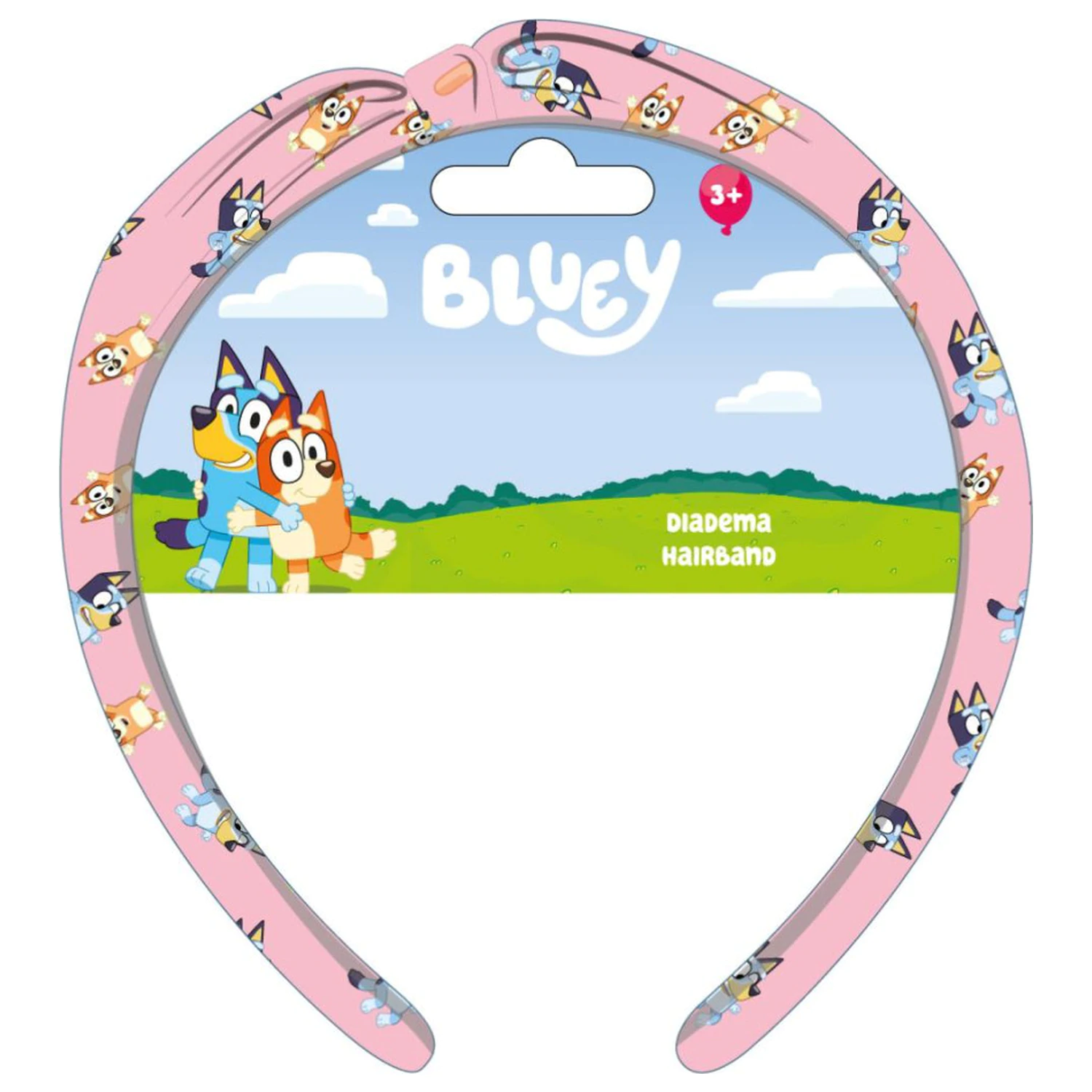 Bluey Różowa Opaska na głowę zdjęcie produktu
