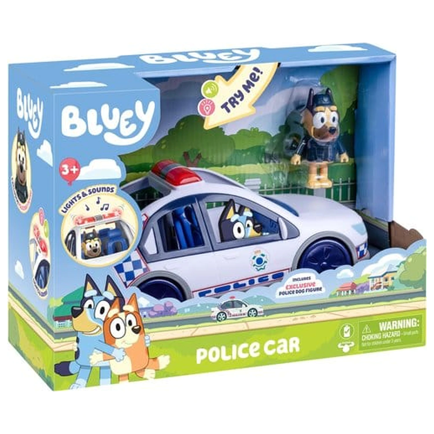 Bluey Pojazd Samochód Policyjny zdjęcie produktu