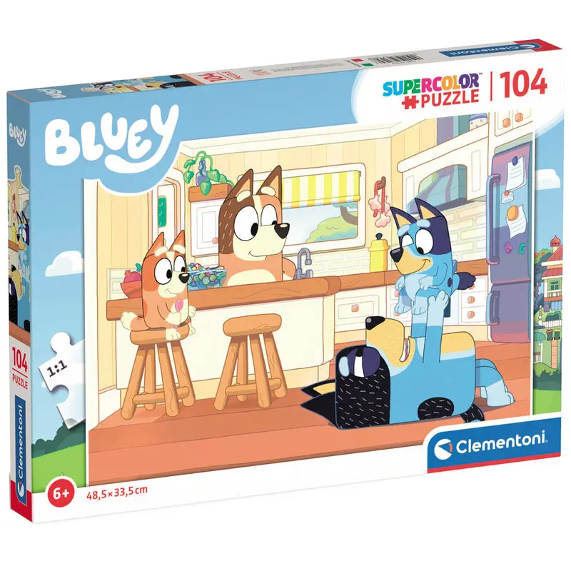 Puzzle Bluey 104 elementy zdjęcie produktu