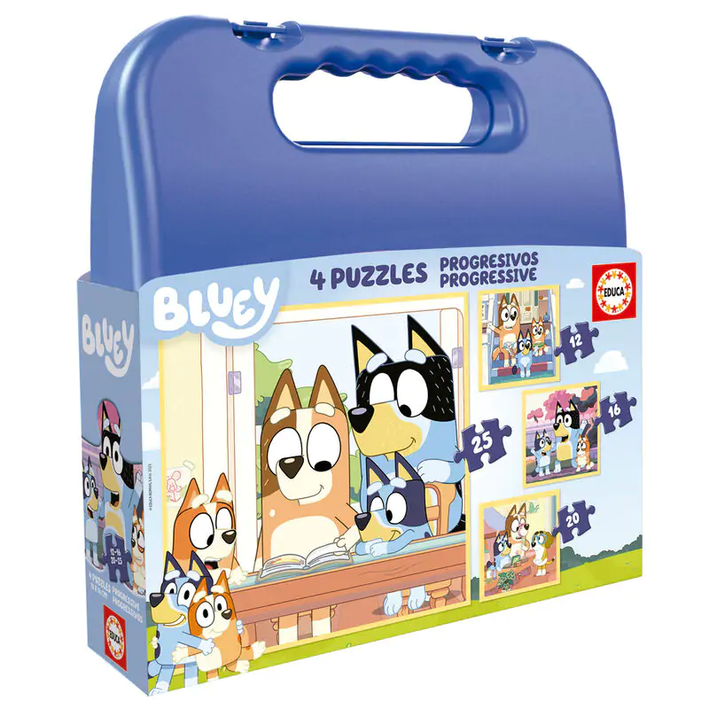 Bluey walizka puzzle 12-16-20-25pcs zdjęcie produktu