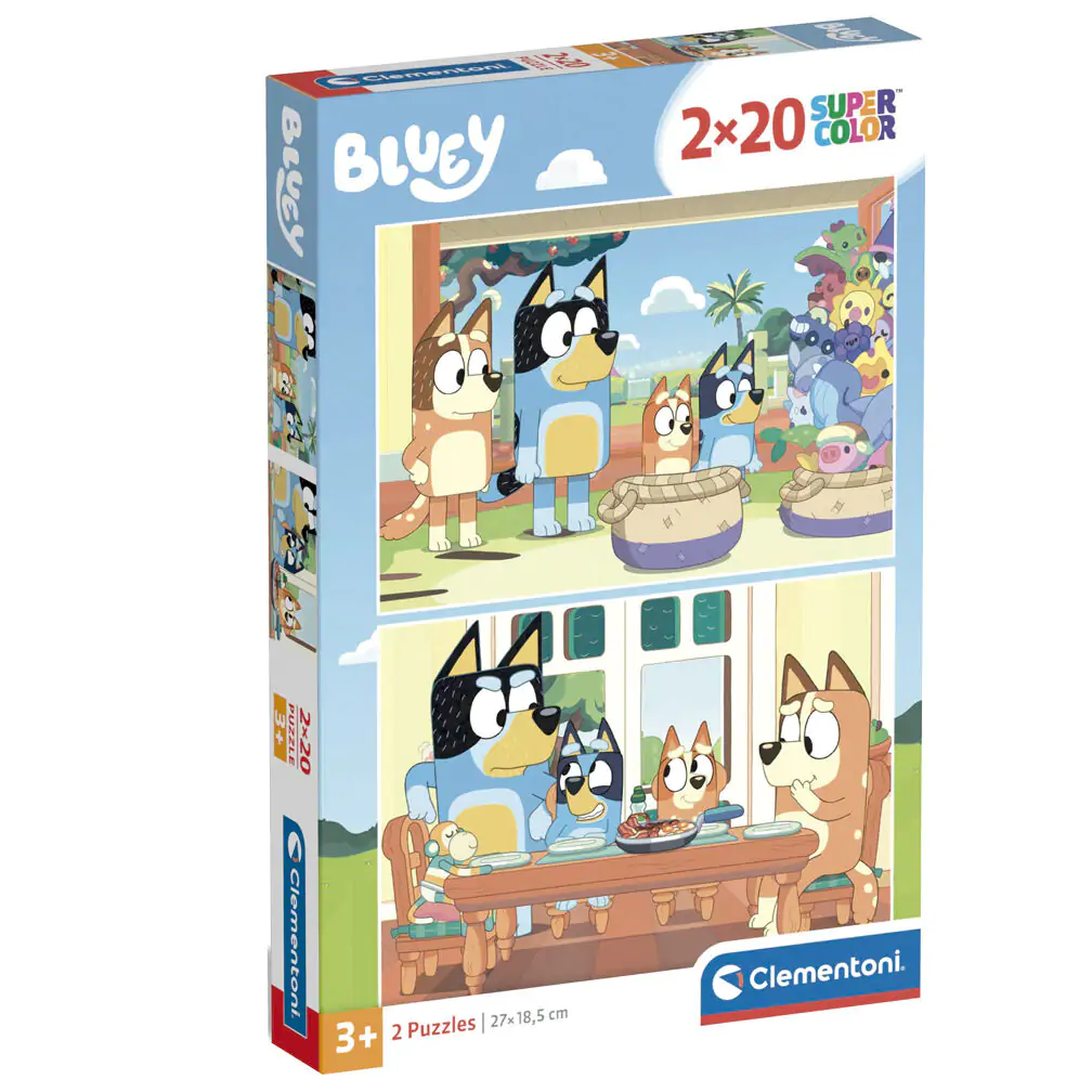 Bluey puzzle 2x20 elementów zdjęcie produktu