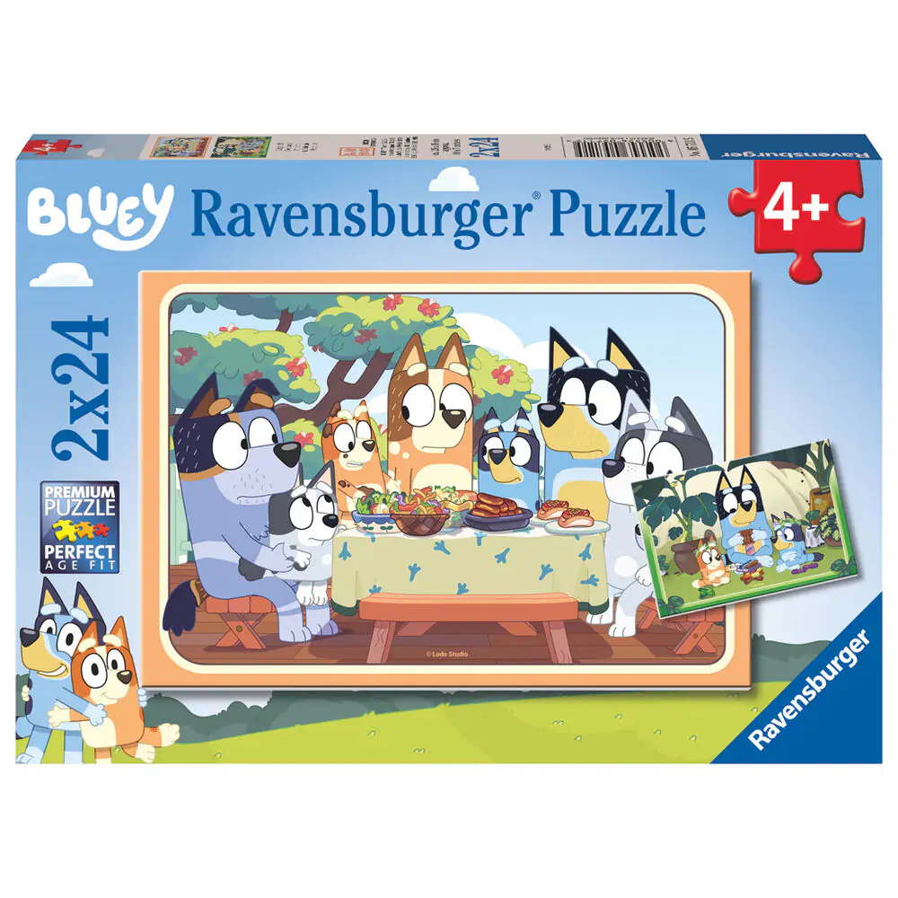 Bluey puzzle 2x24 elementy zdjęcie produktu