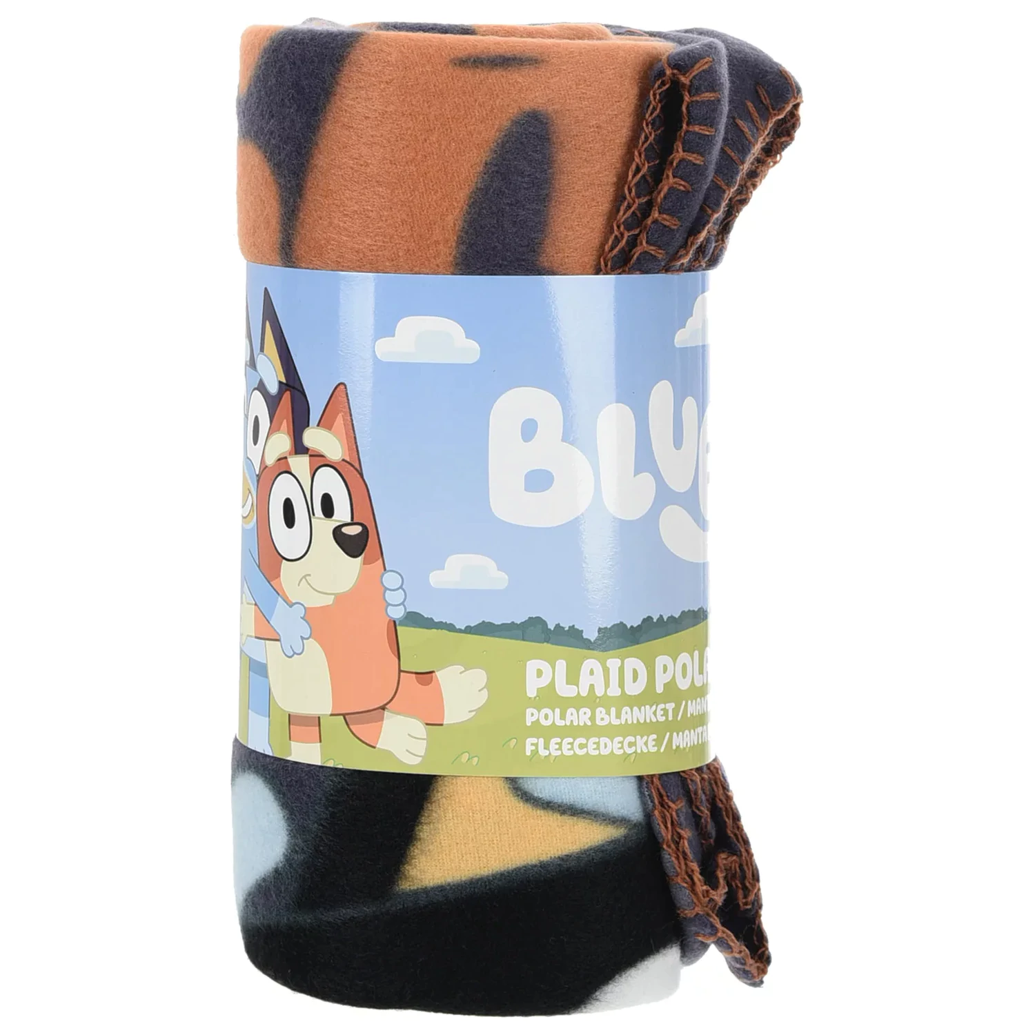 Koc polarowy Bluey Skate Park 100x150 cm zdjęcie produktu