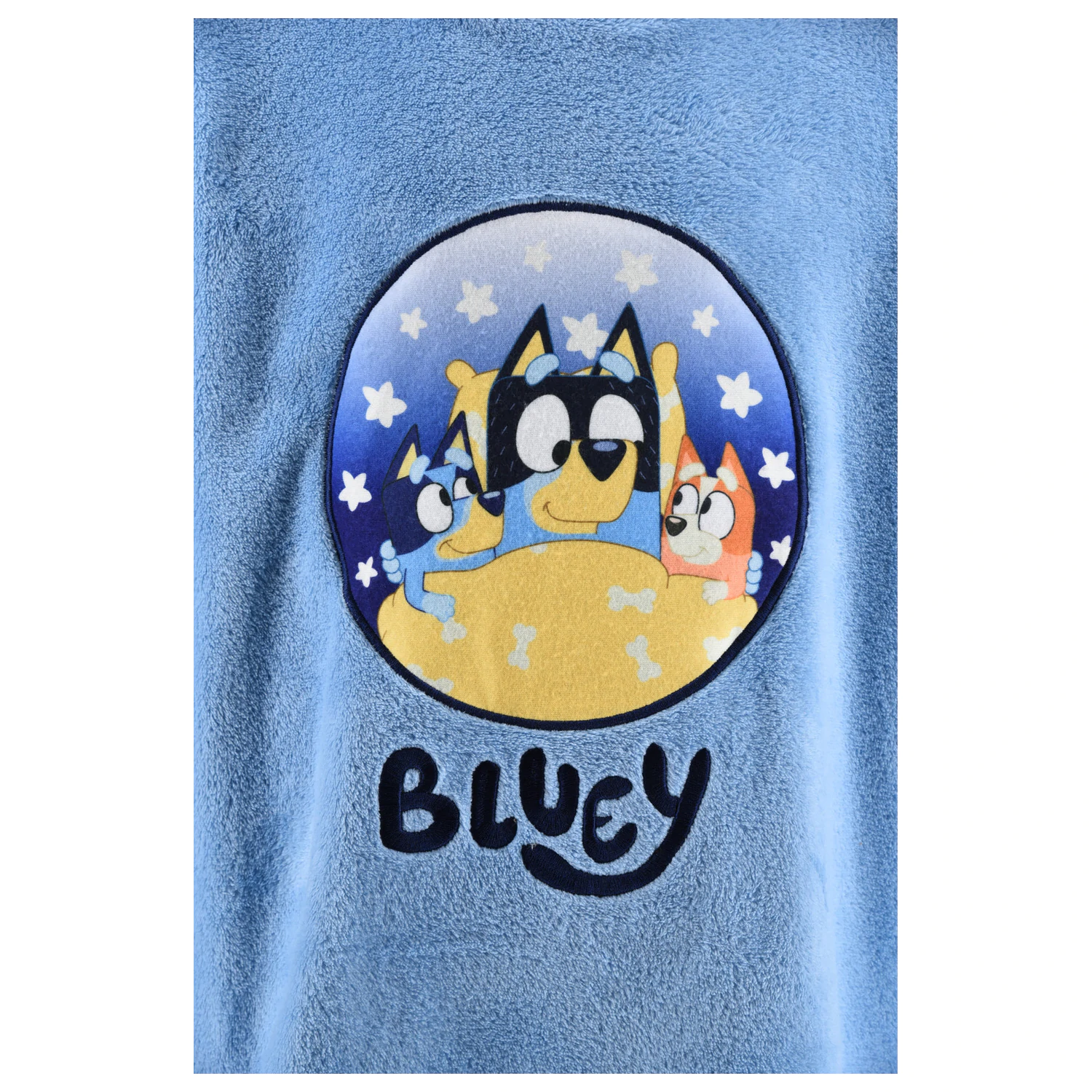 Bluey Stars Koc z polaru, Poncho Snuggle Plush 6/8 lat zdjęcie produktu