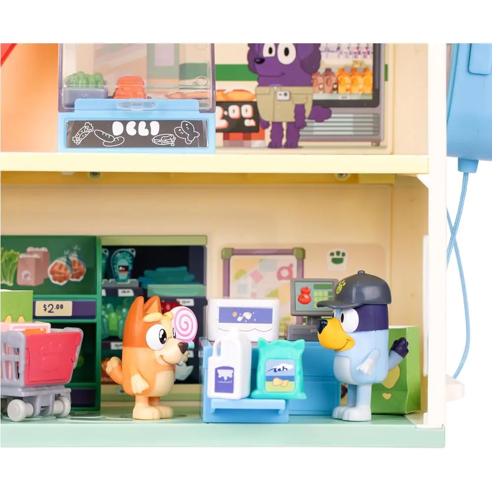 Zestaw do zabawy Bluey supermarket i figurki zdjęcie produktu